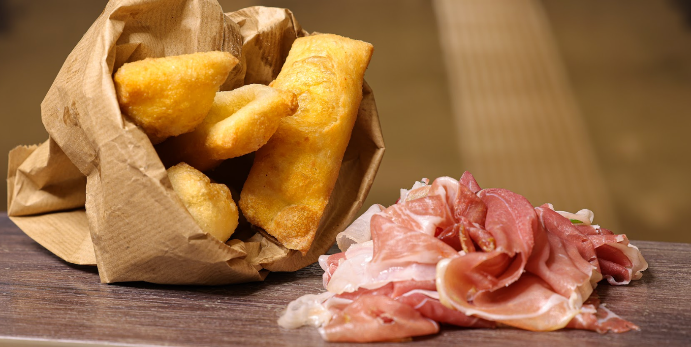 Gnocco fritto and Parma Ham