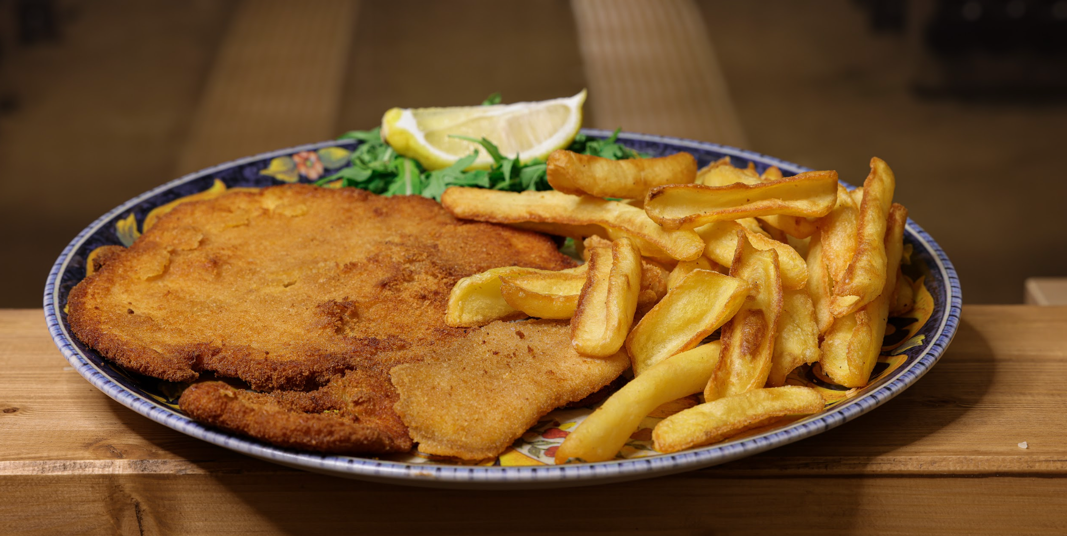 Veal Milanese and fries