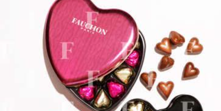 24 hearts chocolate Saint Valentin