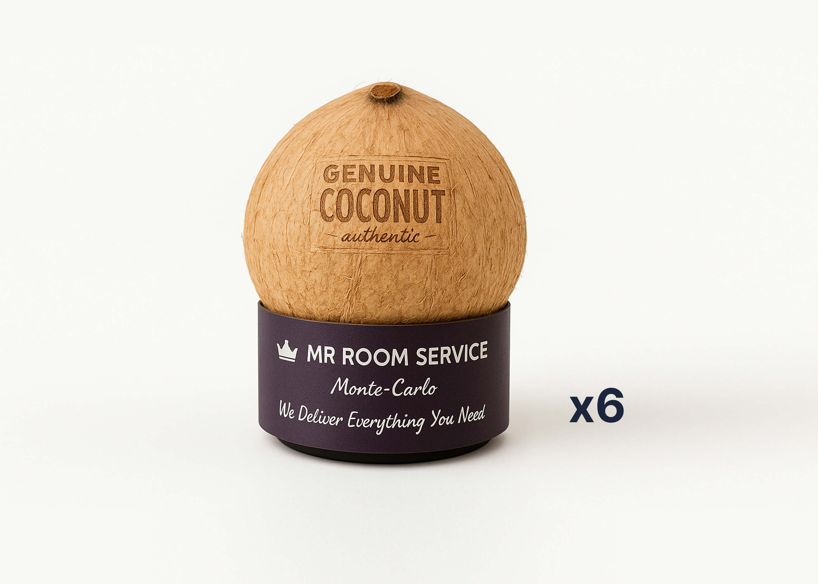 6x Organic Coconut Water - Coco Nature | Delivery Monaco