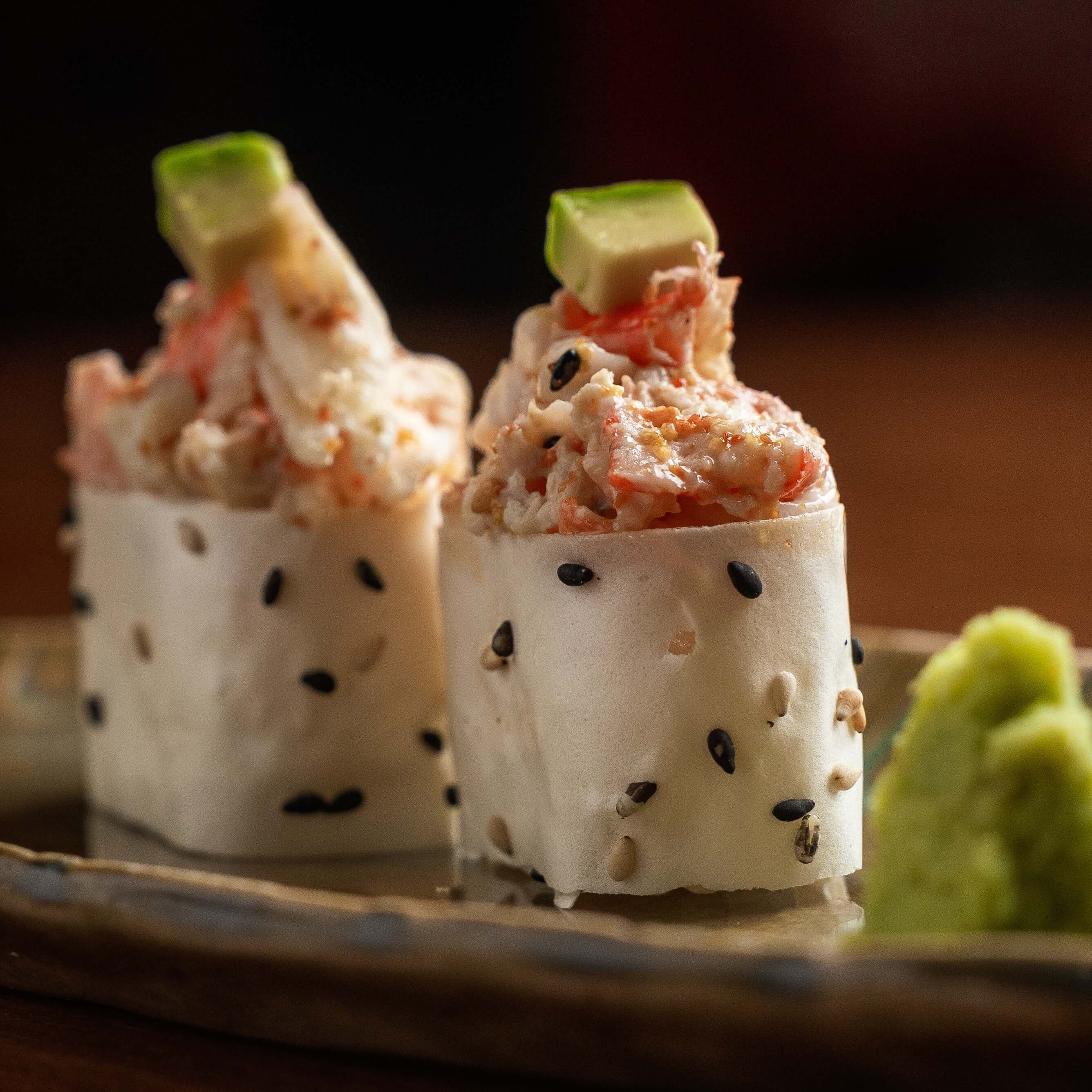 Alaskan king crab gunkan - 99 Sushi Bar
