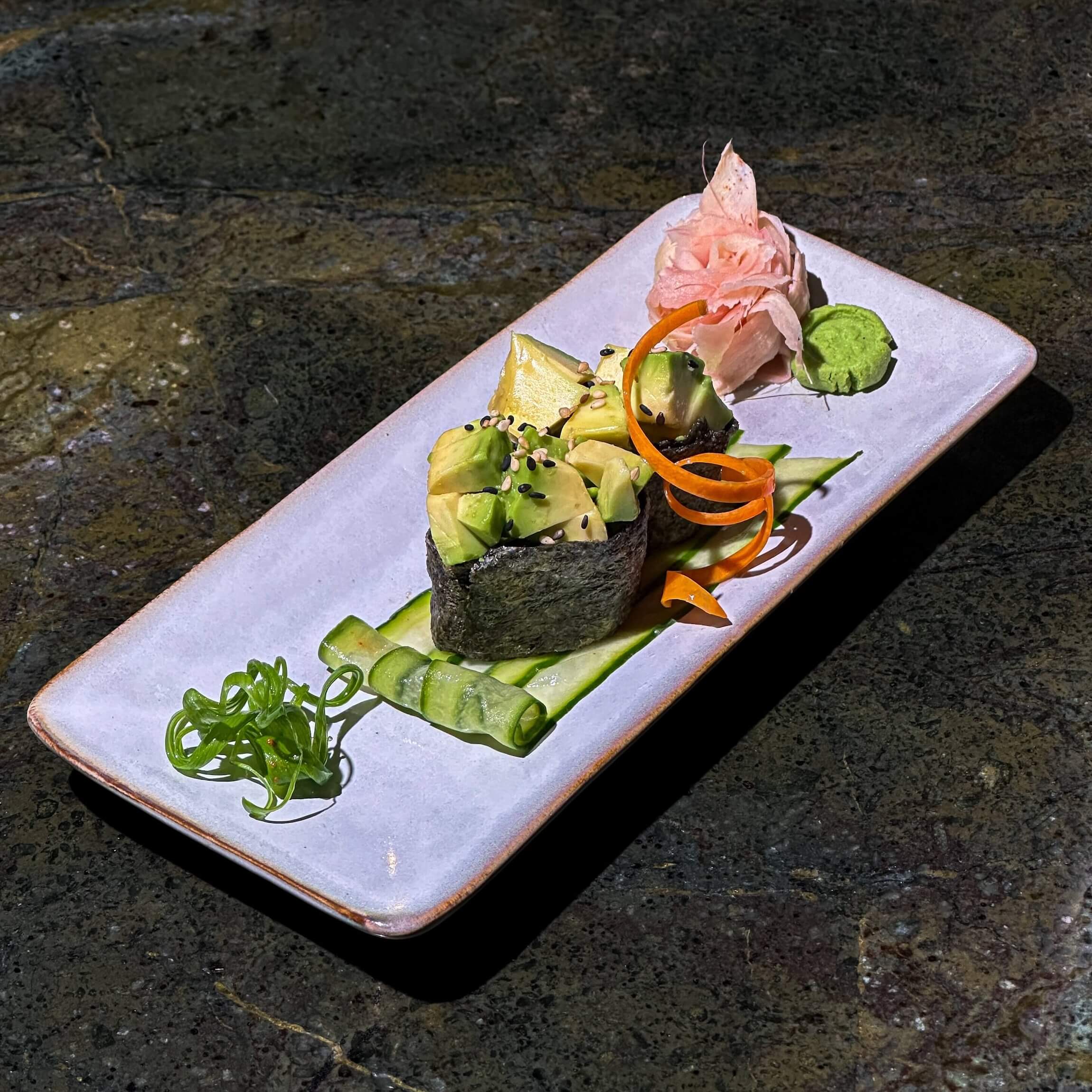 Avocado Gunkan - Sushi by Spicy Bamboo