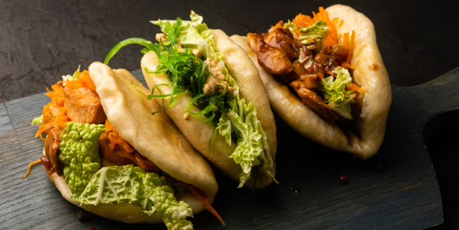 Bao Bun Fried Chicken x2