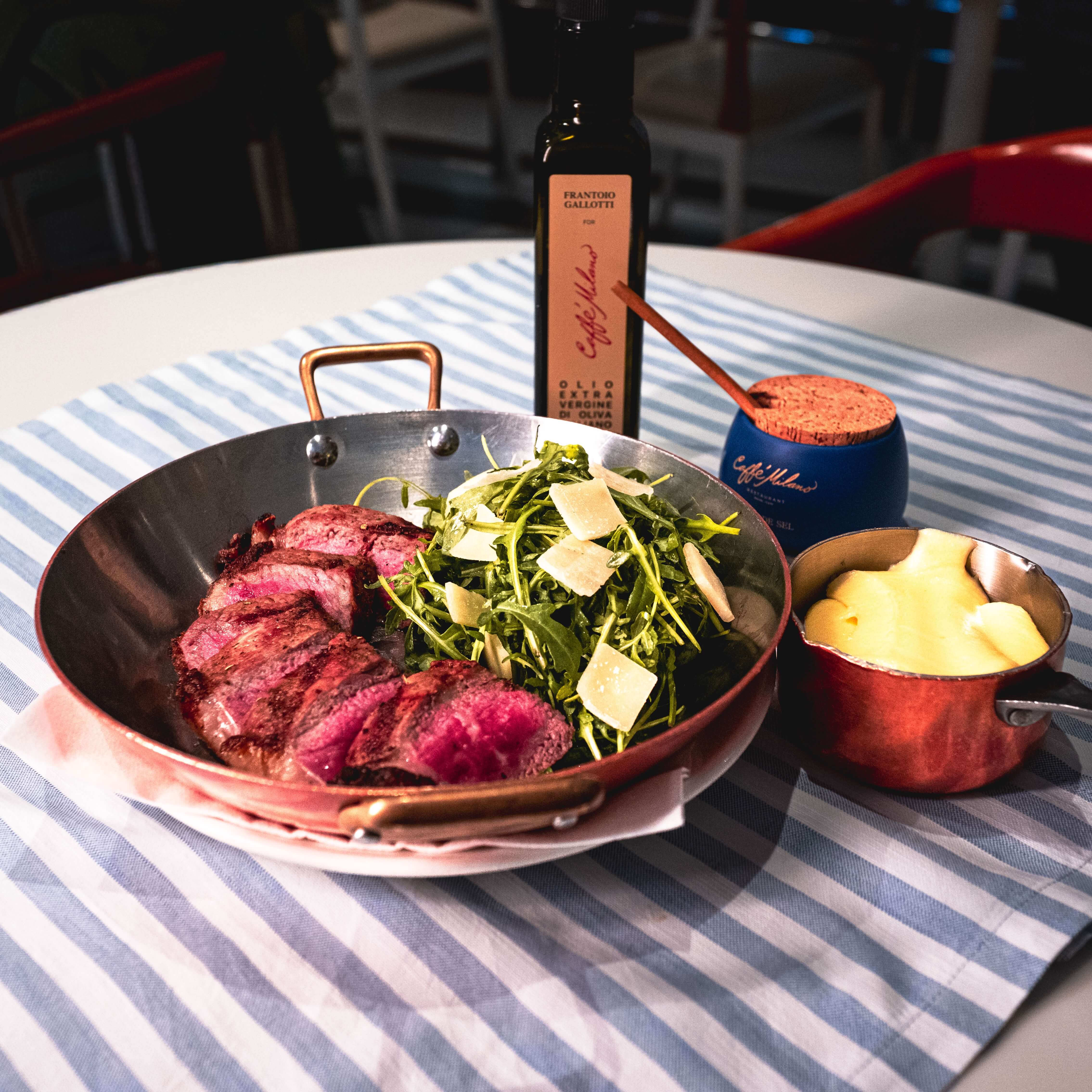 Beef Black Angus Tagliata  - Caffe Milano | Italian Restaurant Delivery in Monaco