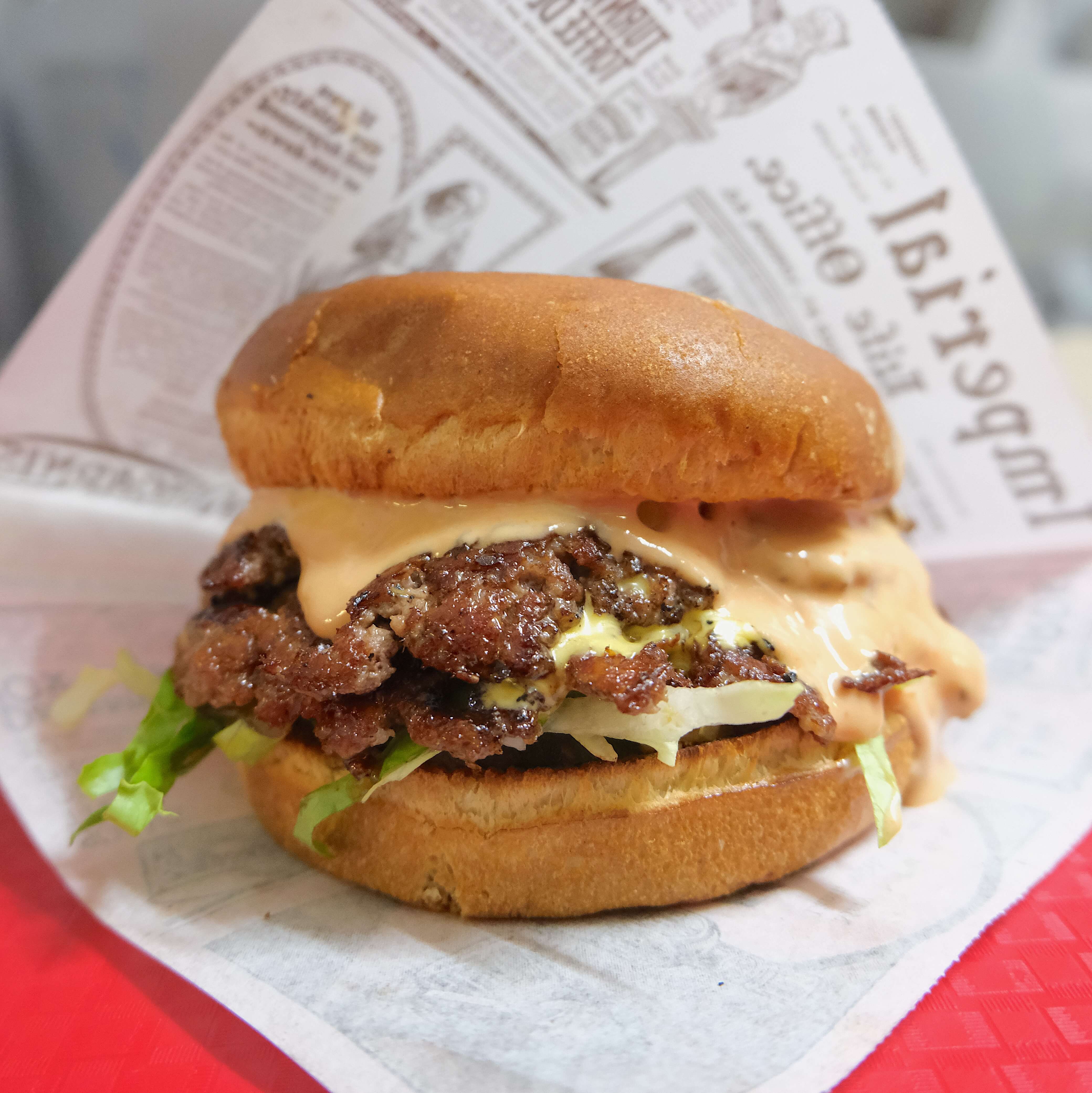 Cheese Burger Combo + Fresh Fries + Drink - Smash | Delivery in Monaco