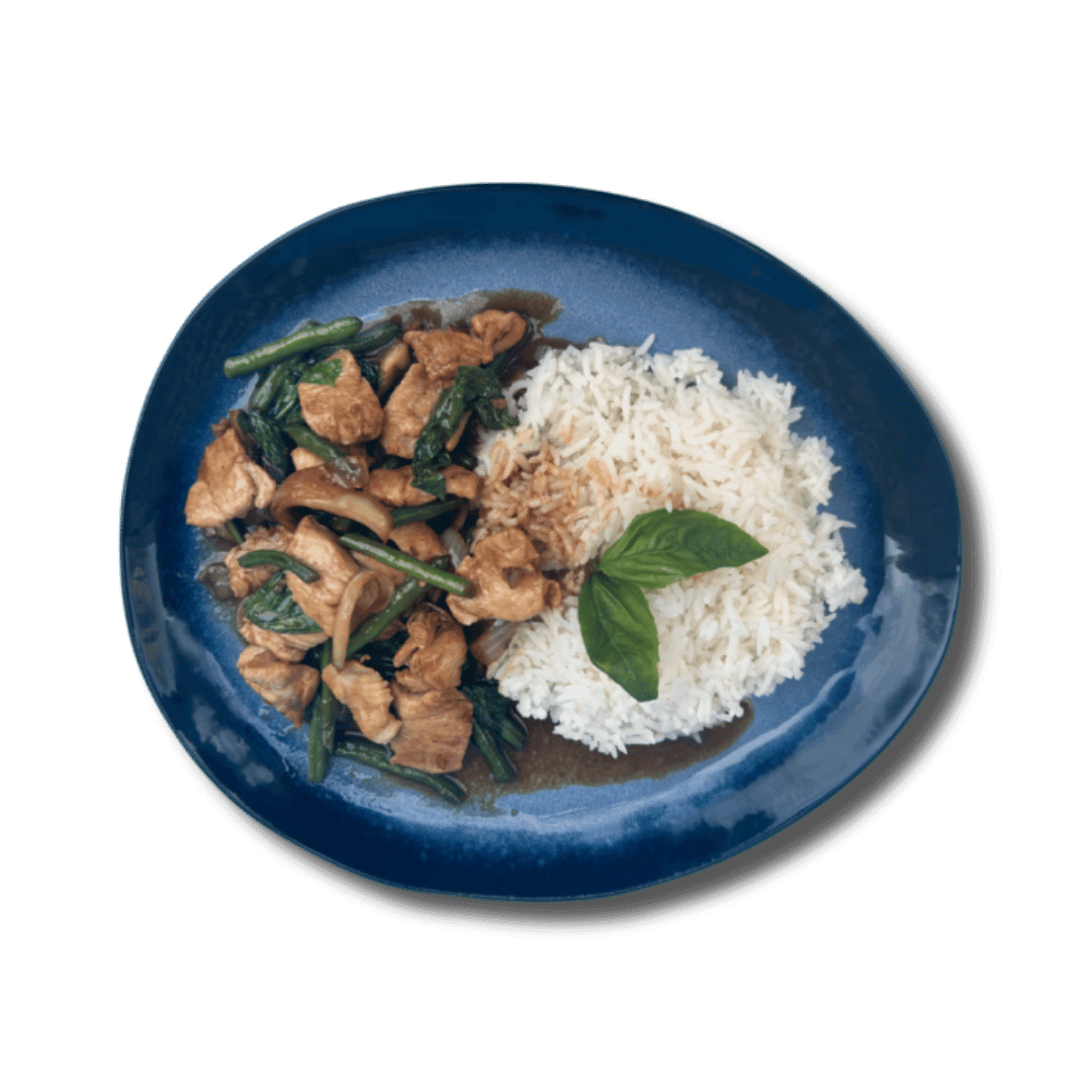 Chicken Pad Kraprow - Hiu Thai | Livraison à Monaco, Cap-d'Ail & Beausoleil