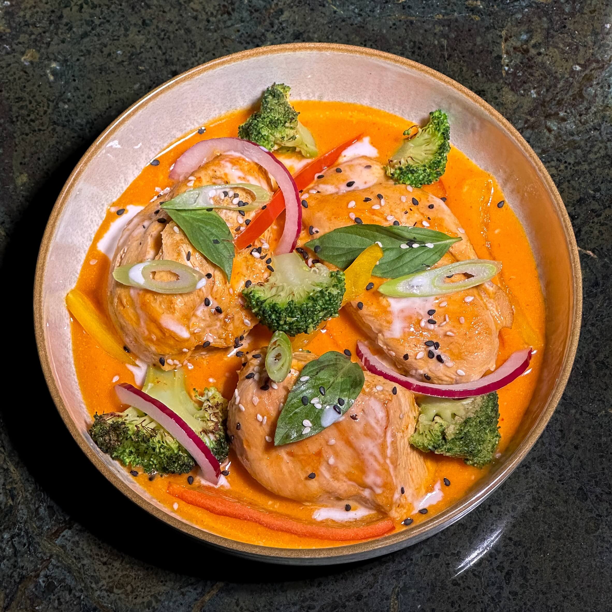Chicken Red Curry - Spicy Bamboo Thai