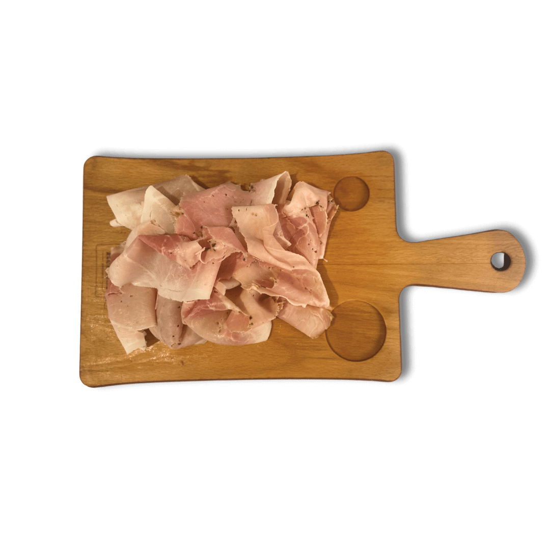 Cooked Truffle Ham 100gr - Bottega Renzini | Italian Delicatessen Delivery in Monaco