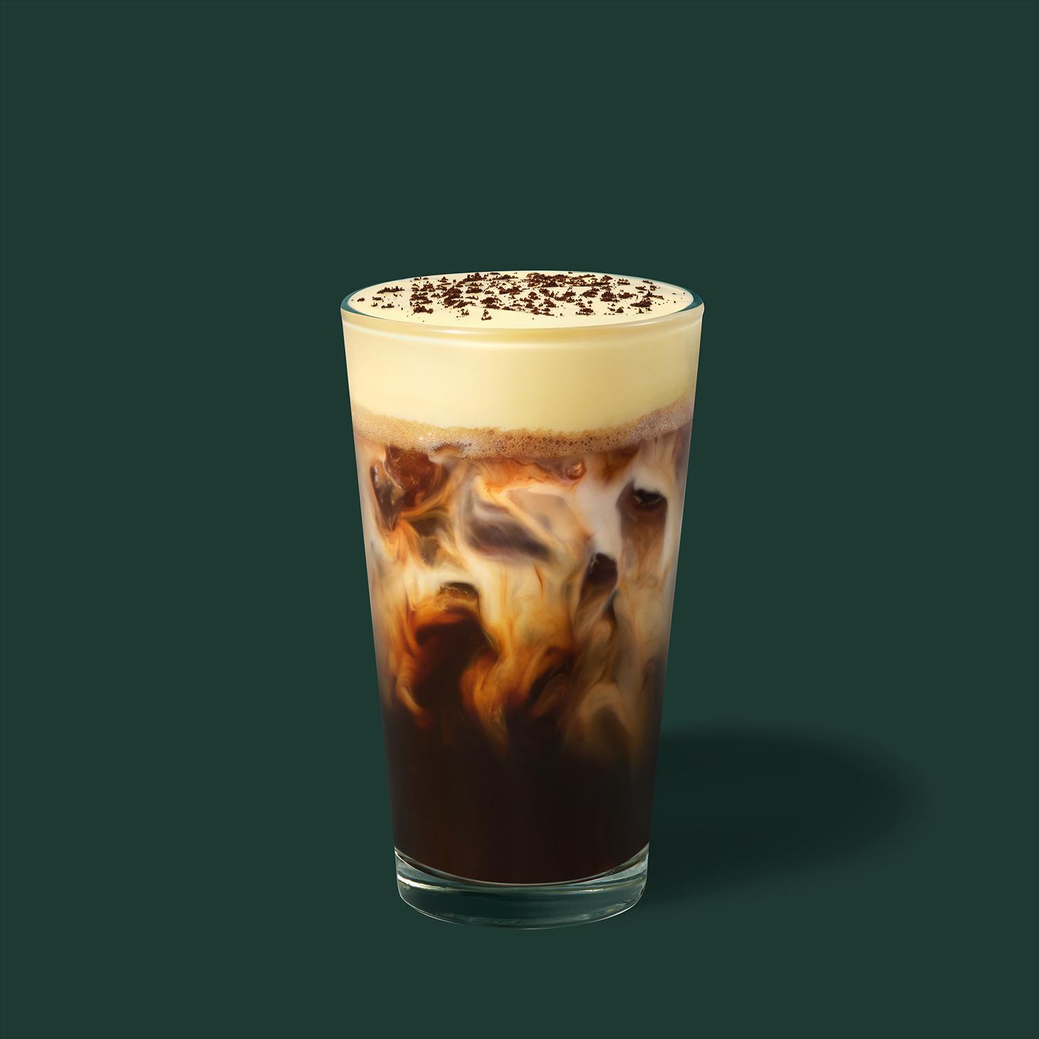 Crème Brulee Iced Oat Shaken Espresso - Starbucks  | Delivery in Monaco