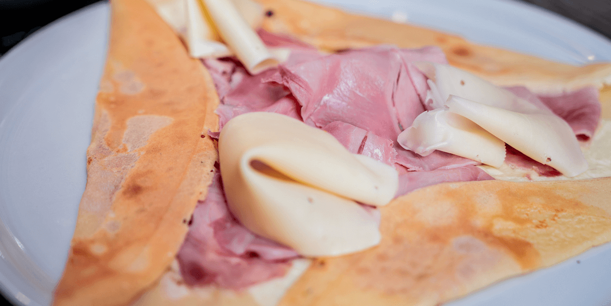 Crepe Ham and cheese