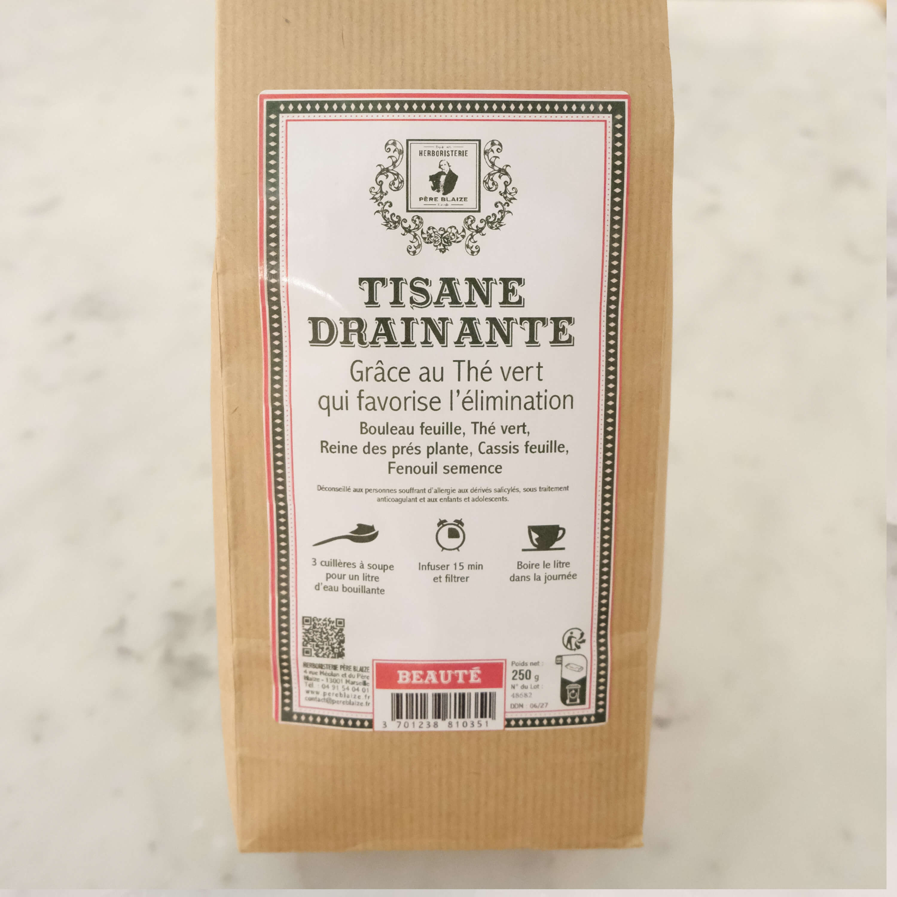 Draining herbal tea 250g - Dean and Deluca Shop