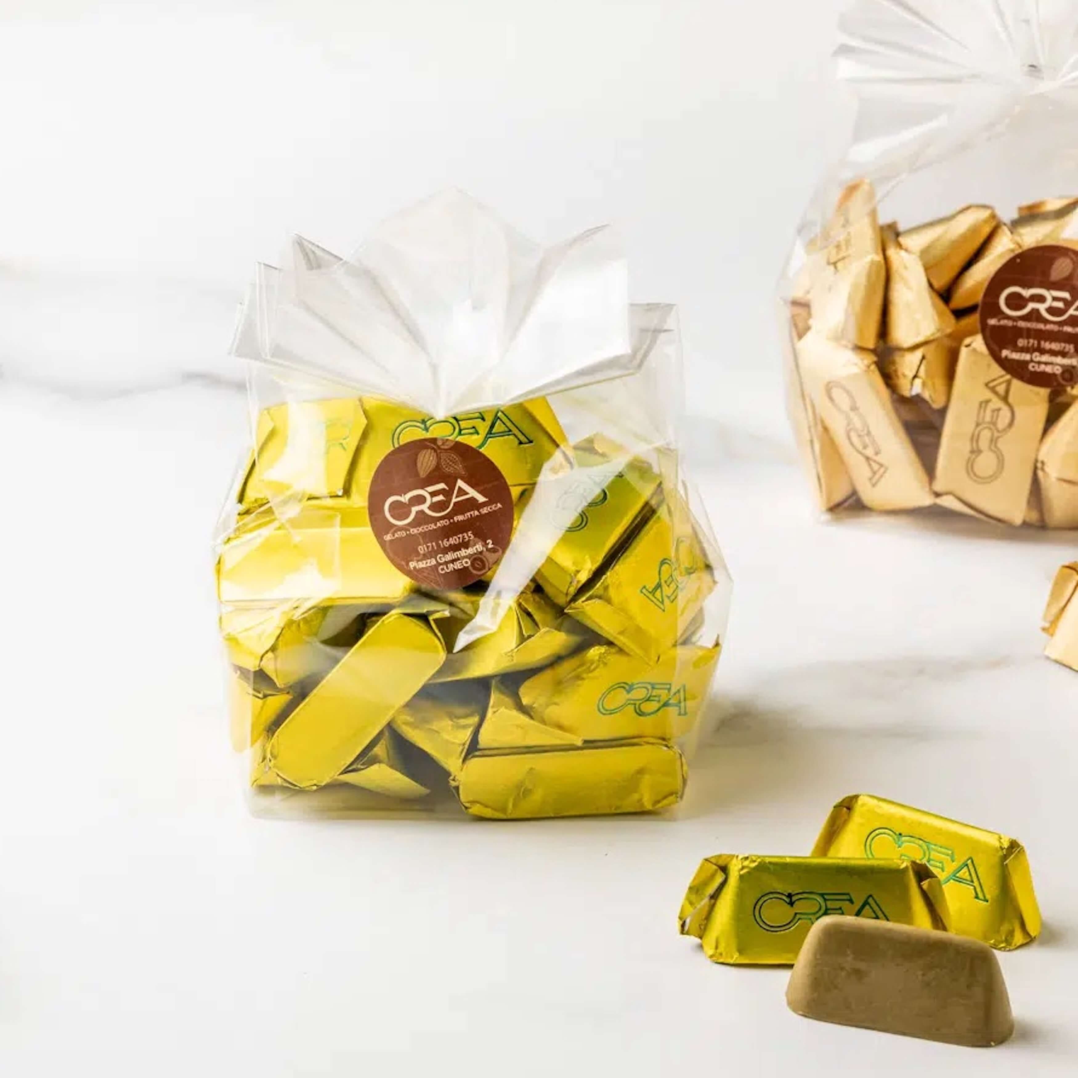 Gianduiotti Noisettes 150g - Creá Monte-Carlo | Livraison Glaces & Gourmandises à Monaco, Cap-d'Ail & Beausoleil