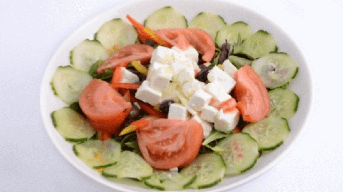 Greek salad - Bella Vita | Italian & French Cuisine Delivery in Monaco, Cap-d'Ail & Beausoleil