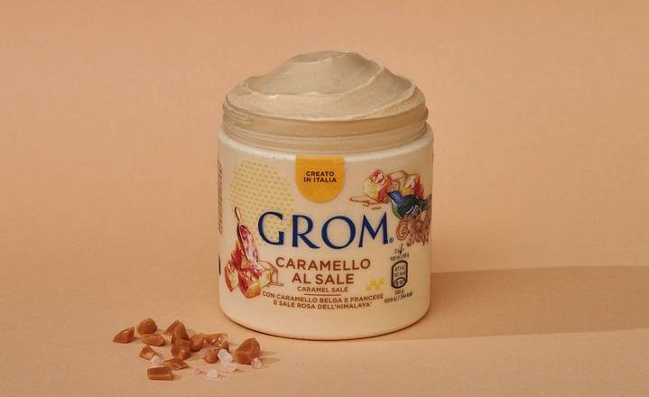 Grom Salted Caramel with Himalayan Pink Salt