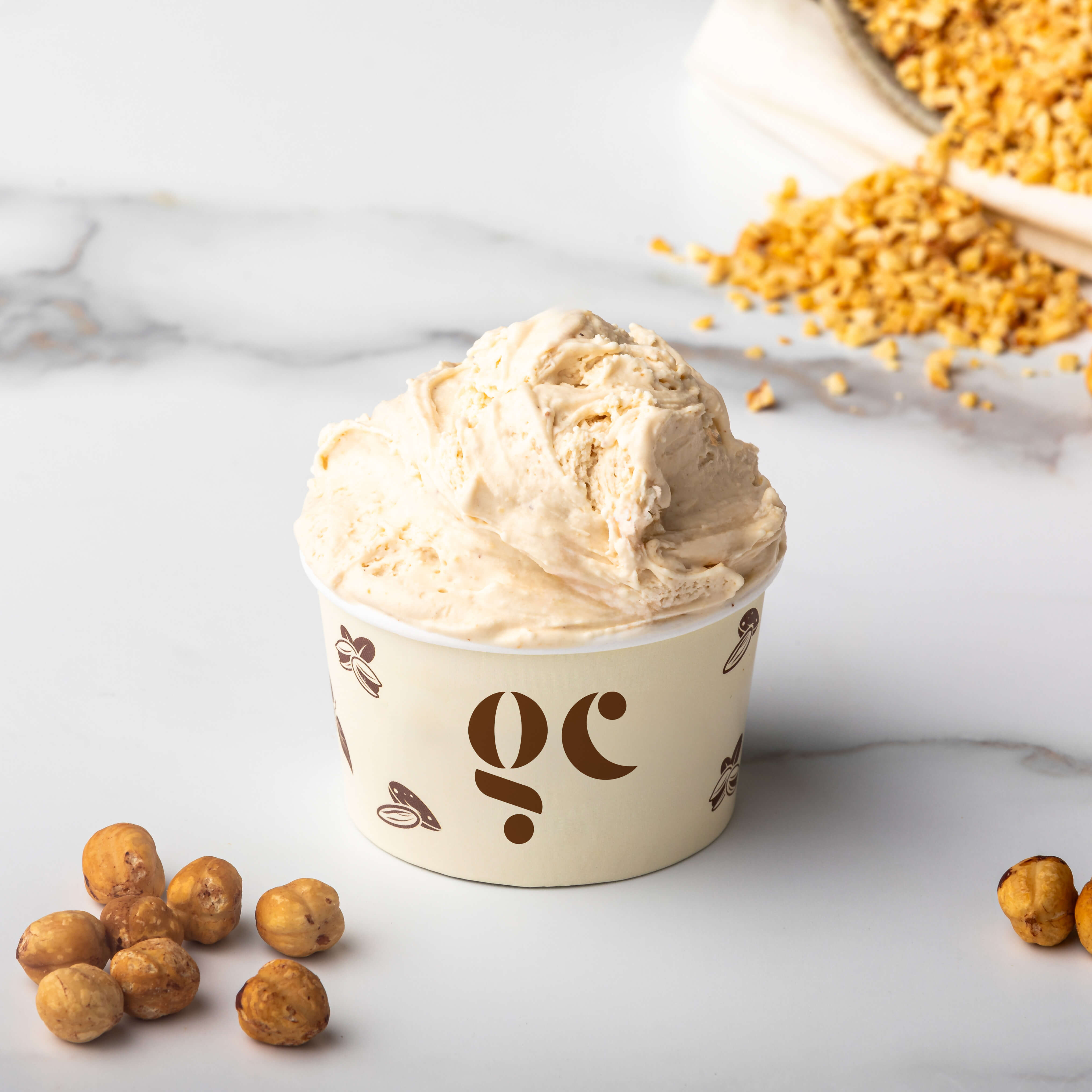 Hazelnut - GC - Gelato & Cioccolato | Ice Cream & Sweets Delivery in Monaco, Cap-d'Ail & Beausoleil