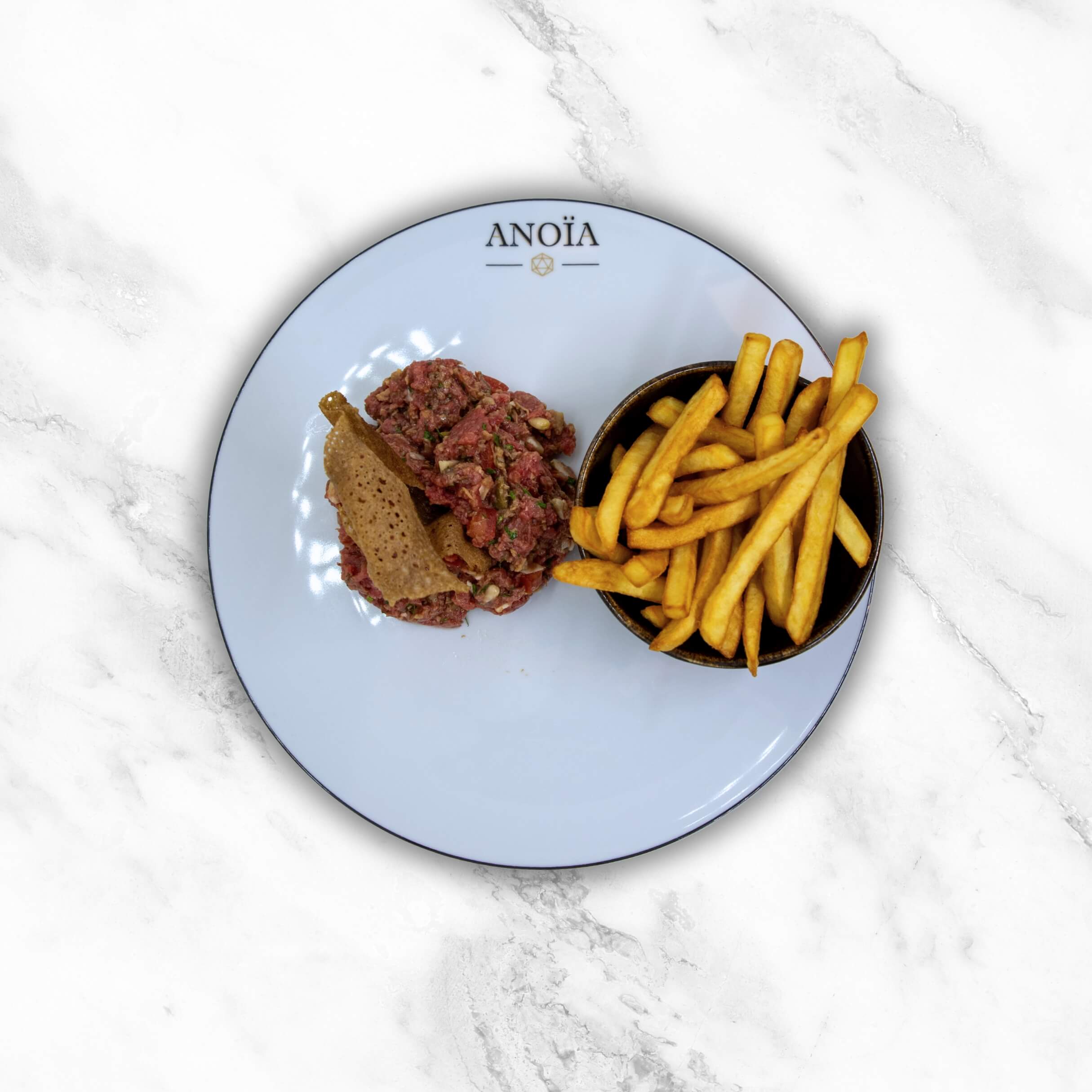 Home made Beef Tartare - Anoïa — Breton Crêpes & Monegasque Flavors Delivered in Monaco