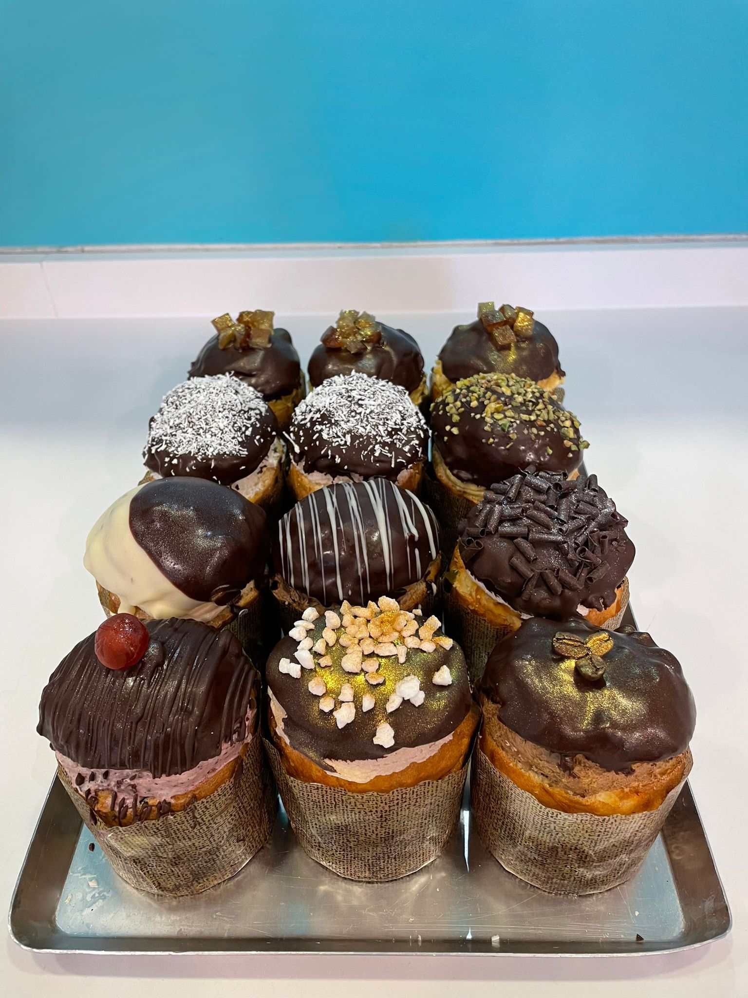 Iced  Panettoncini x 5  - La Bottega del Gelato | Authentic Italian Ice Cream Delivery in Monaco