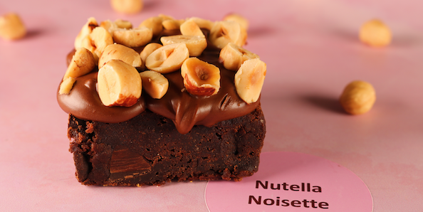 Individual Brownie Nutella Hazelnuts