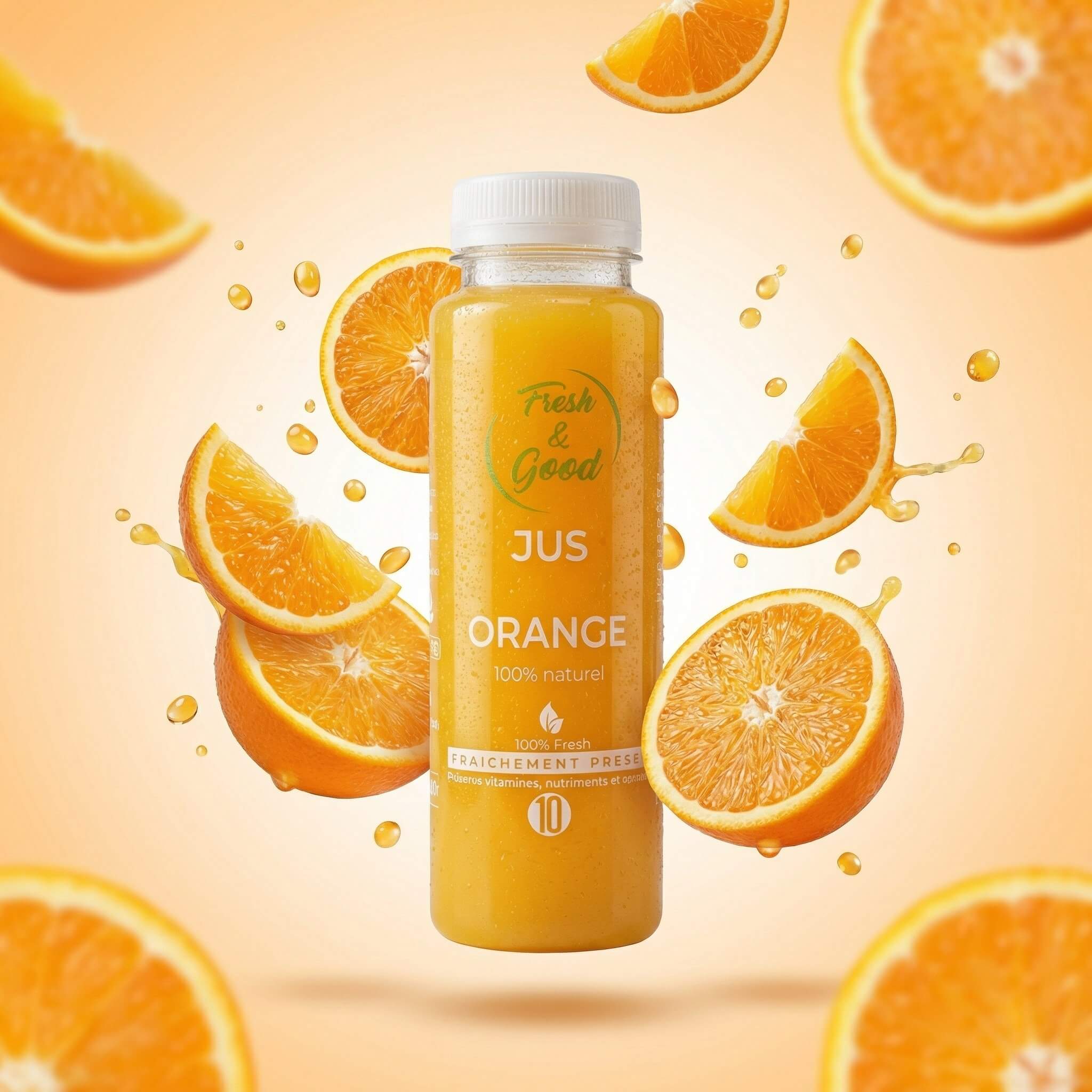 J10 Orange 250ml - Fresh&Good Juices Delivery Monaco | Mr Room Service