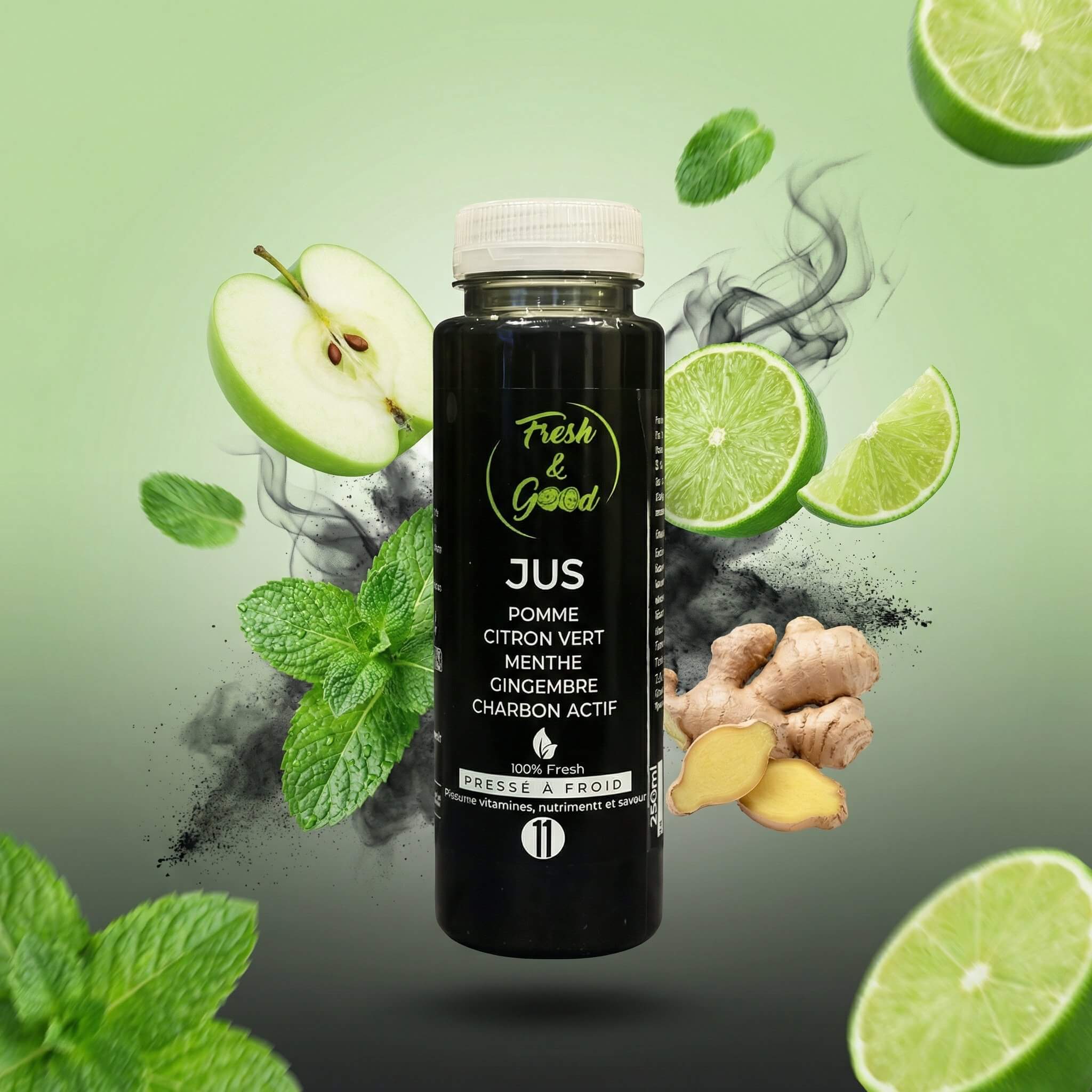 J11 Charcoal 250ml - Drinks & Ice Cream in 30 Minutes | Mr. Room Service