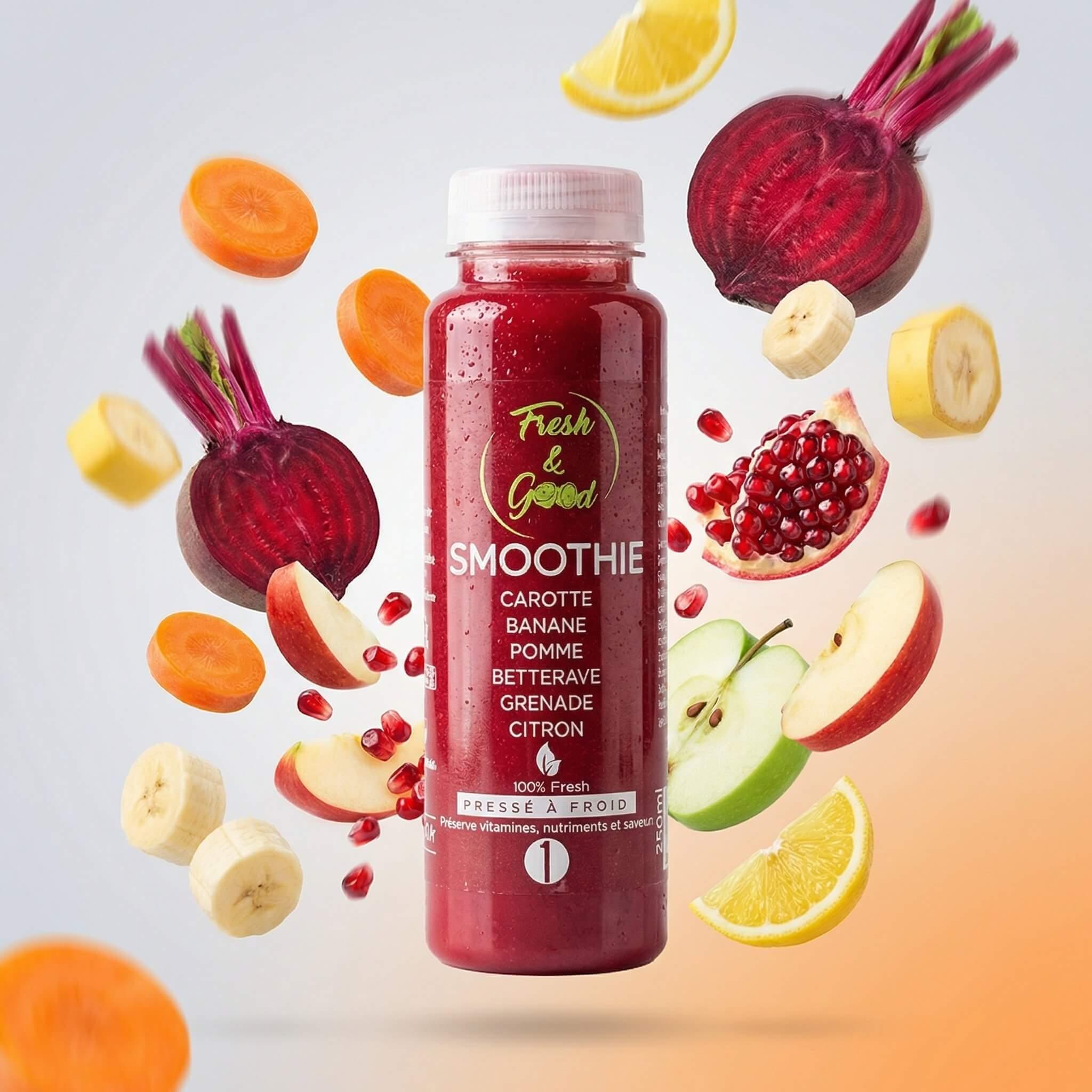 J1 Beetroot 250ml - Fresh&Good Juices Delivery Monaco | Mr Room Service