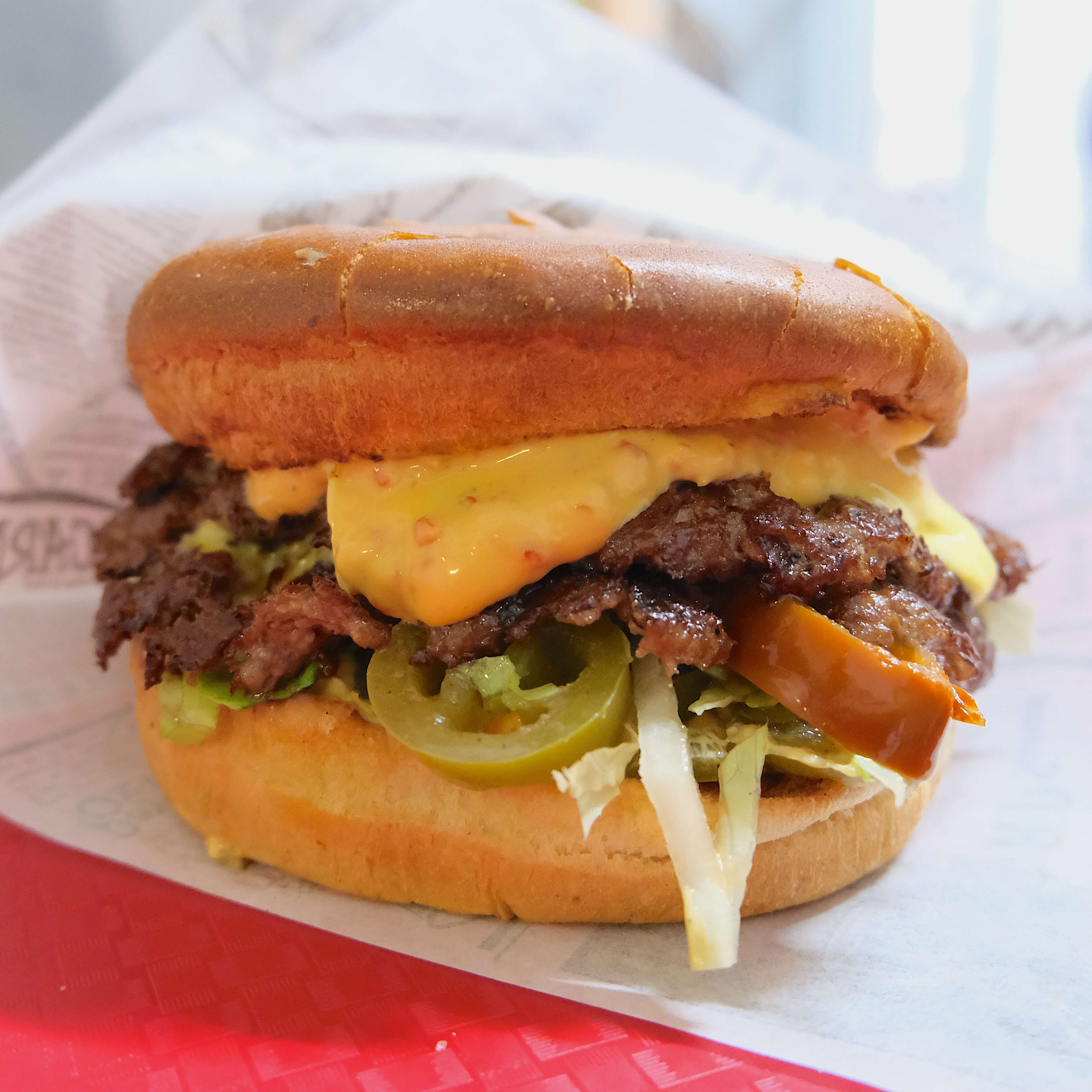 Jalapeños Burger Combo + Fresh Fries + Drink - Smash | Delivery in Monaco