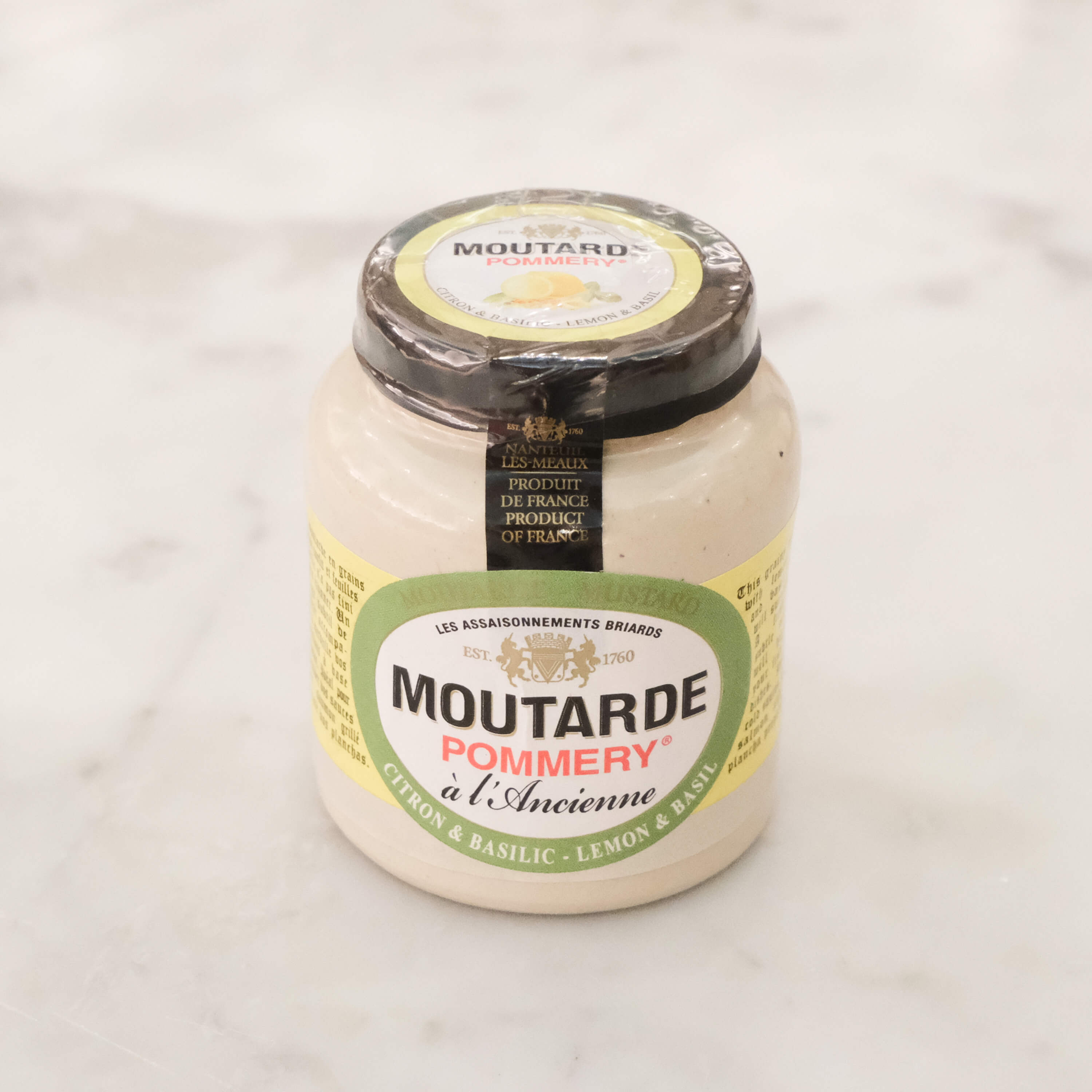 Lemon & basil mustard 100g - Dean and Deluca Shop