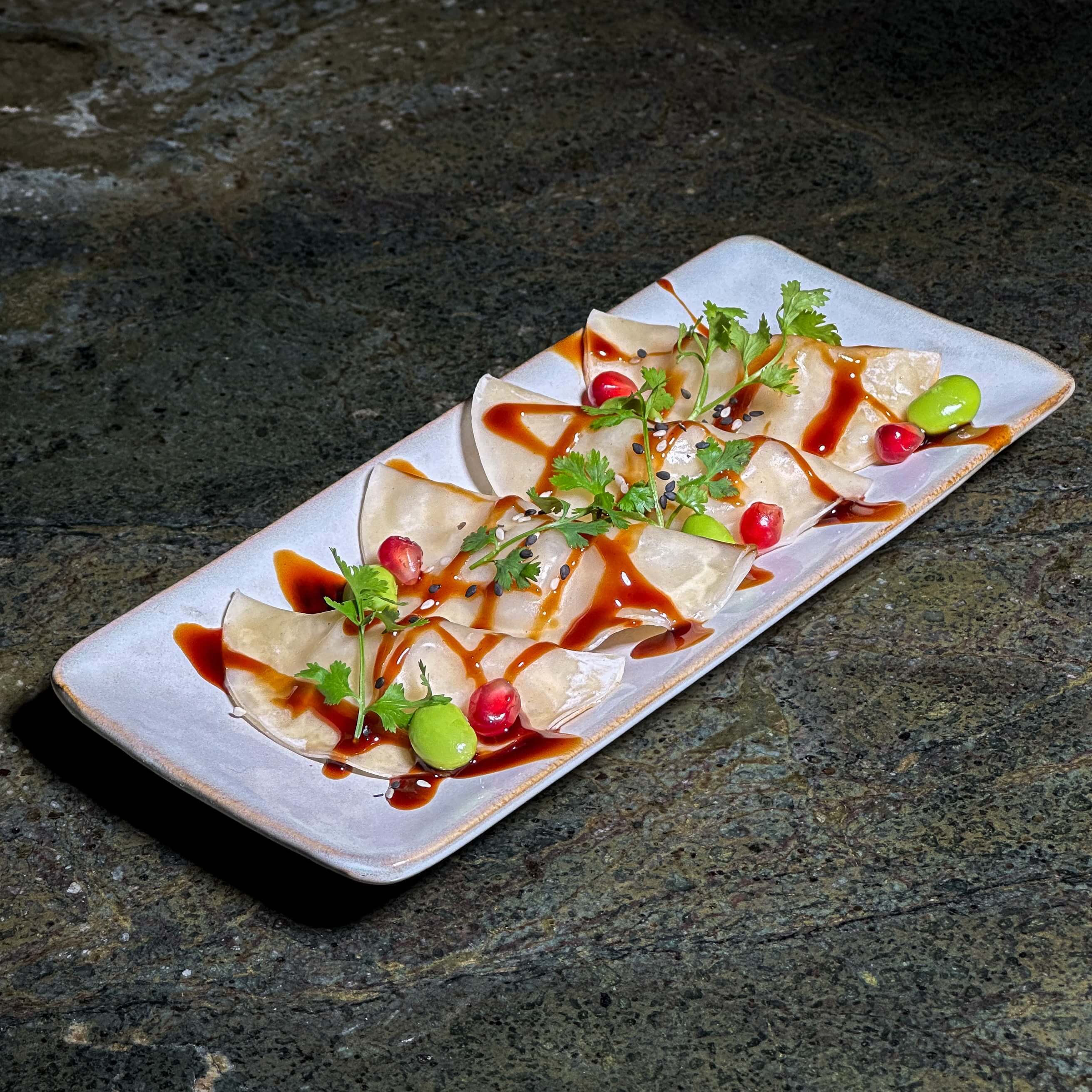 Lemongrass chicken gyozas x4 - Sushi by Spicy Bamboo