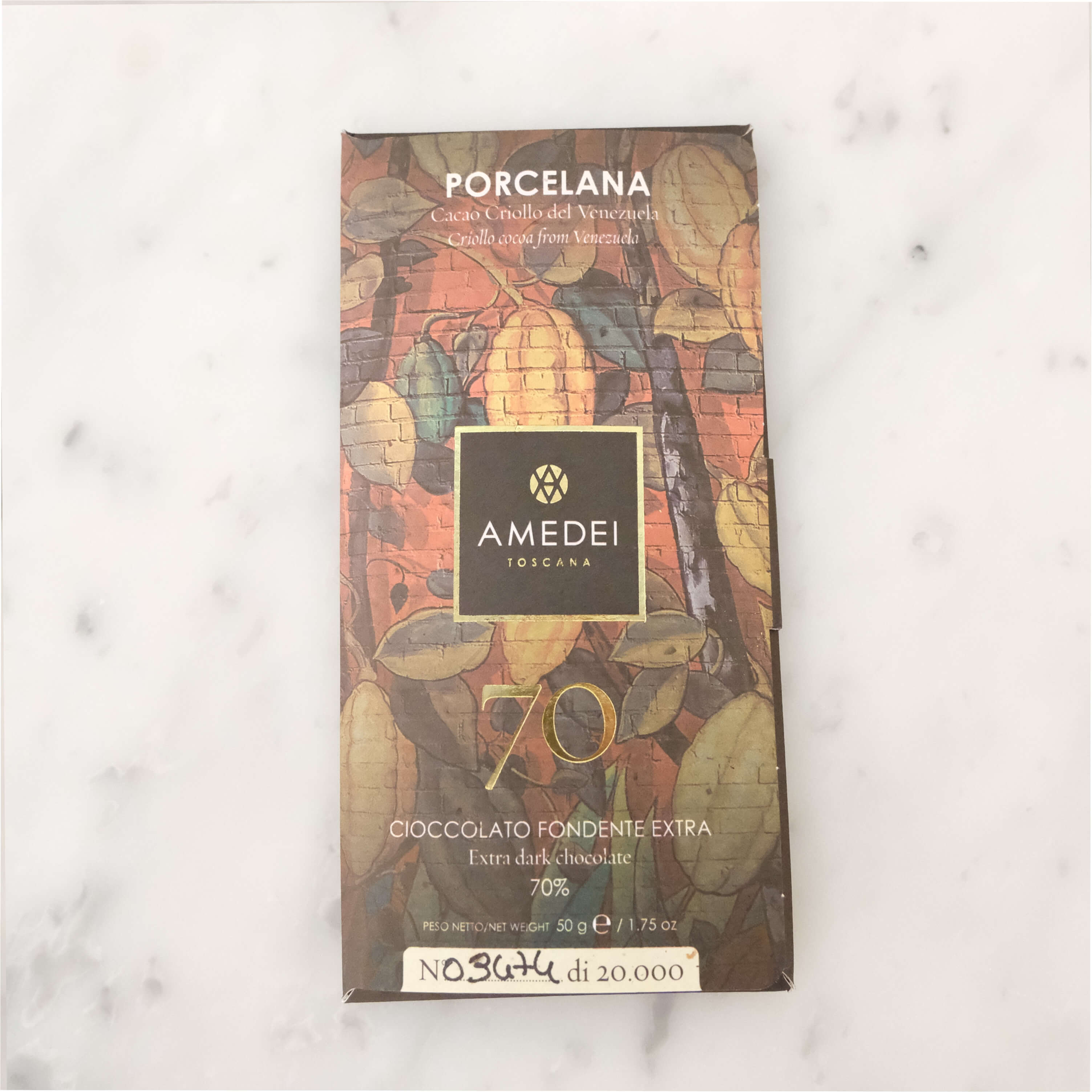 Limited edition porcelain 70% dark chocolate 50g - Dean and Deluca Shop