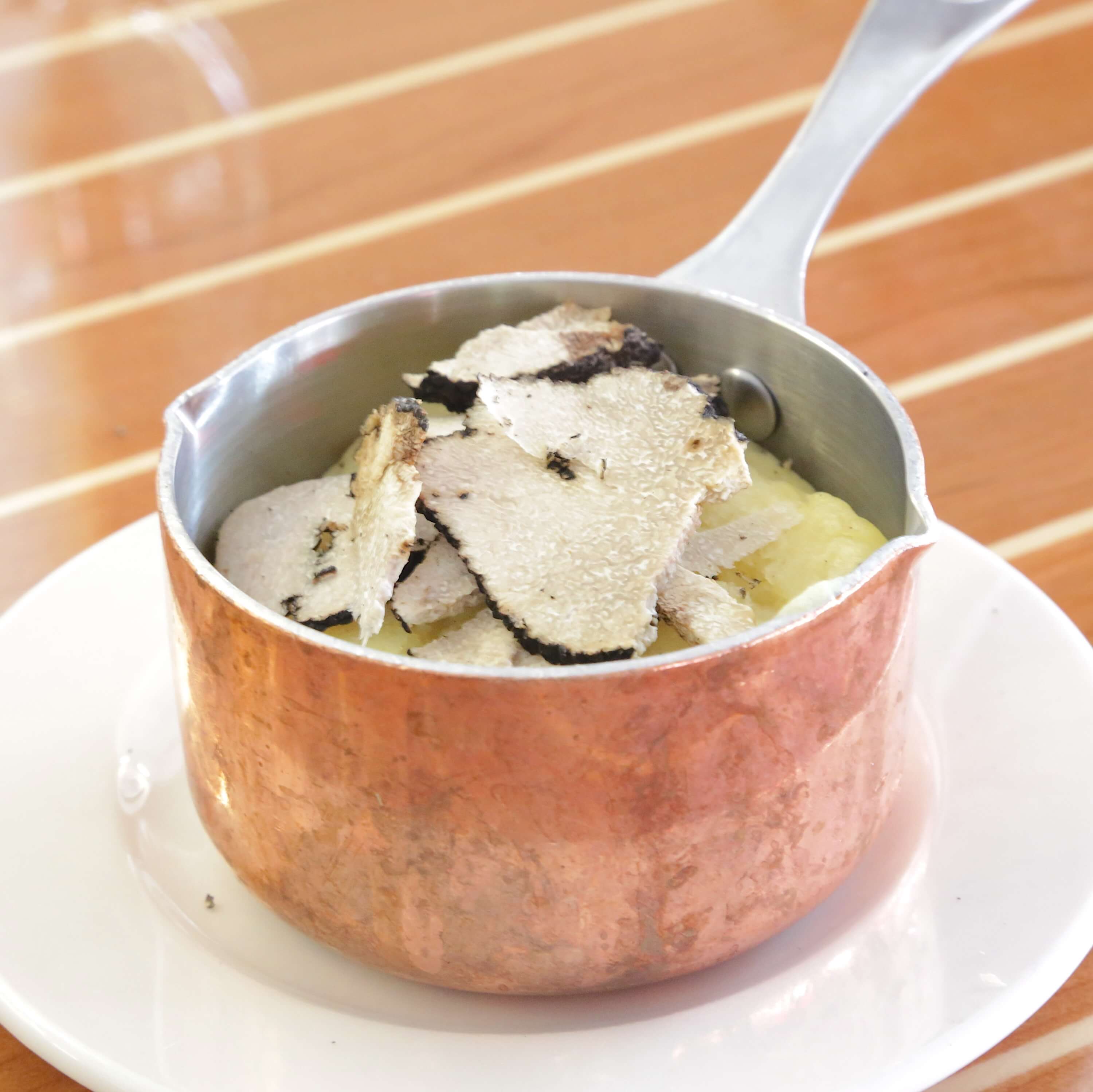 Mashed Potatoes with Truffles - La Saliere | Italian & Mediterranean Food Delivery in Monaco, Cap-d'Ail