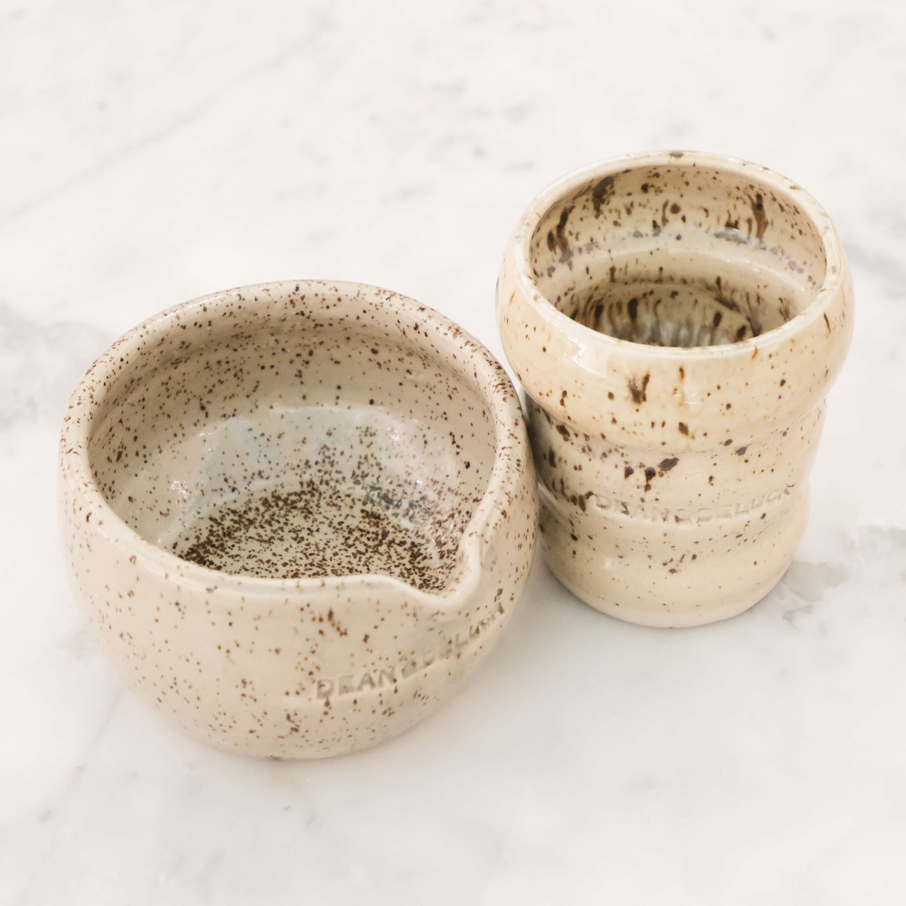 Matcha set: handmade ceramic bowl & cup - Dean and Deluca Shop