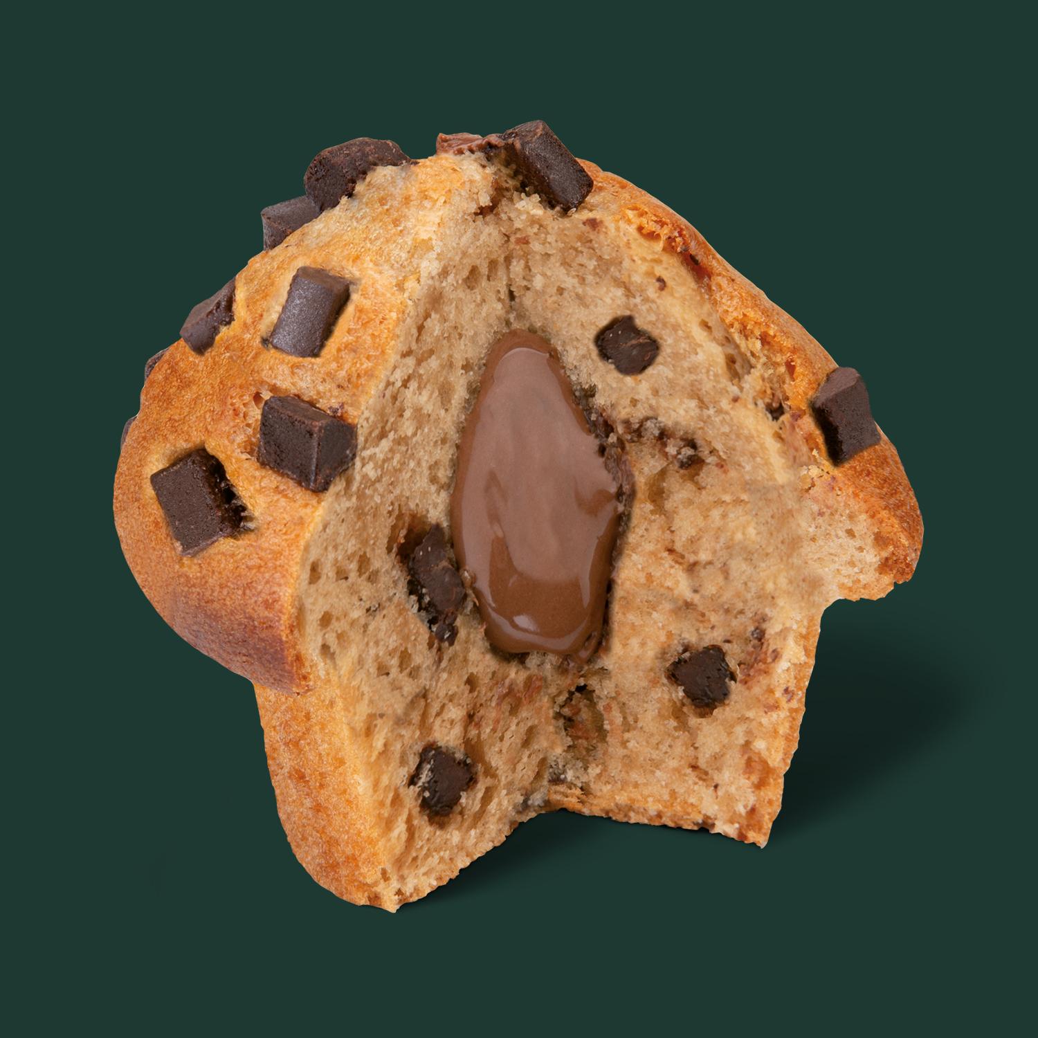 Muffin pépites de chocolat fourré au cacao - Starbucks | Delivery in Monaco