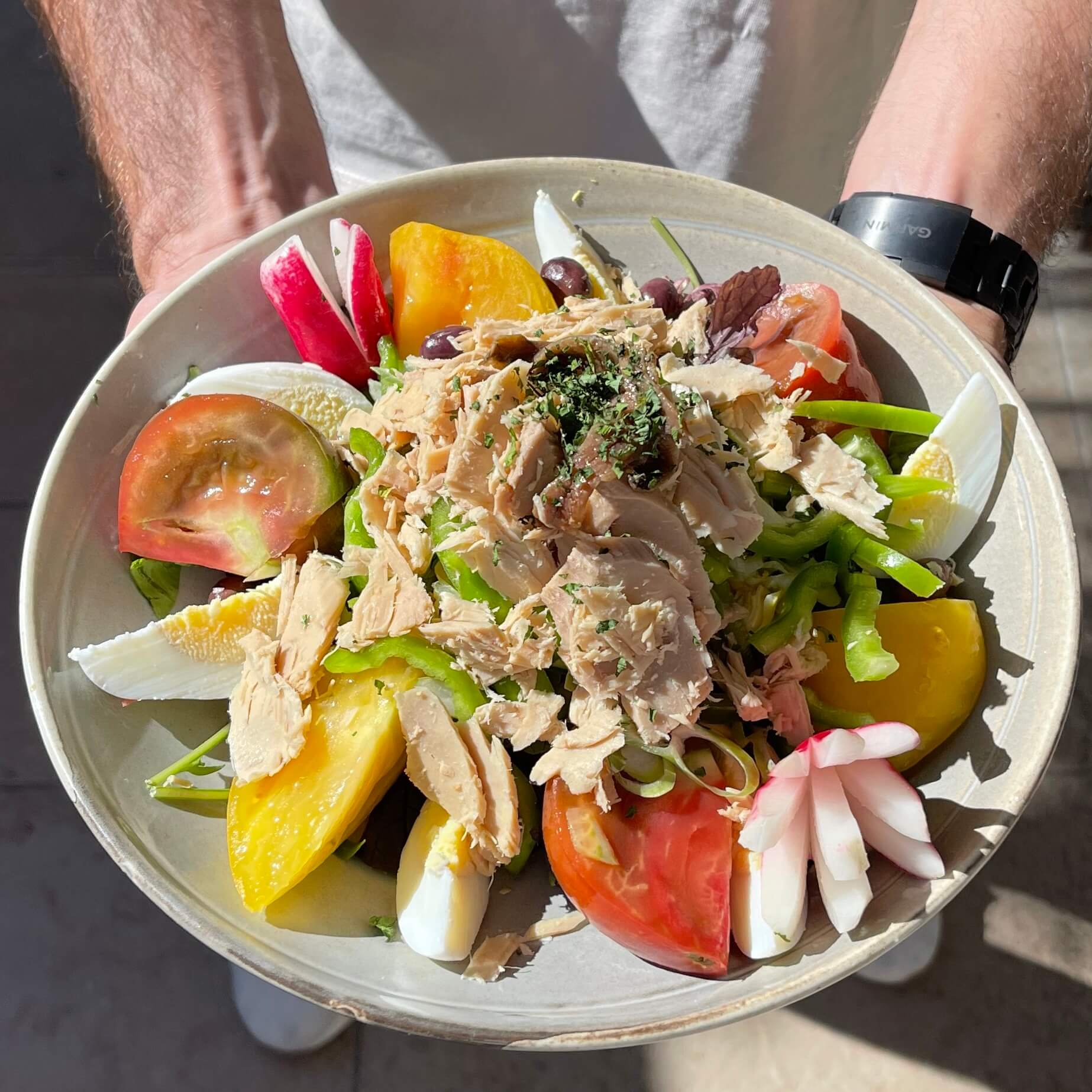 Niçoise Salad - La Note Bleue | Beachside Dining Delivery in Monaco