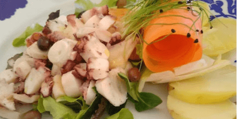 Octopus Salad & Boiled Potatoes