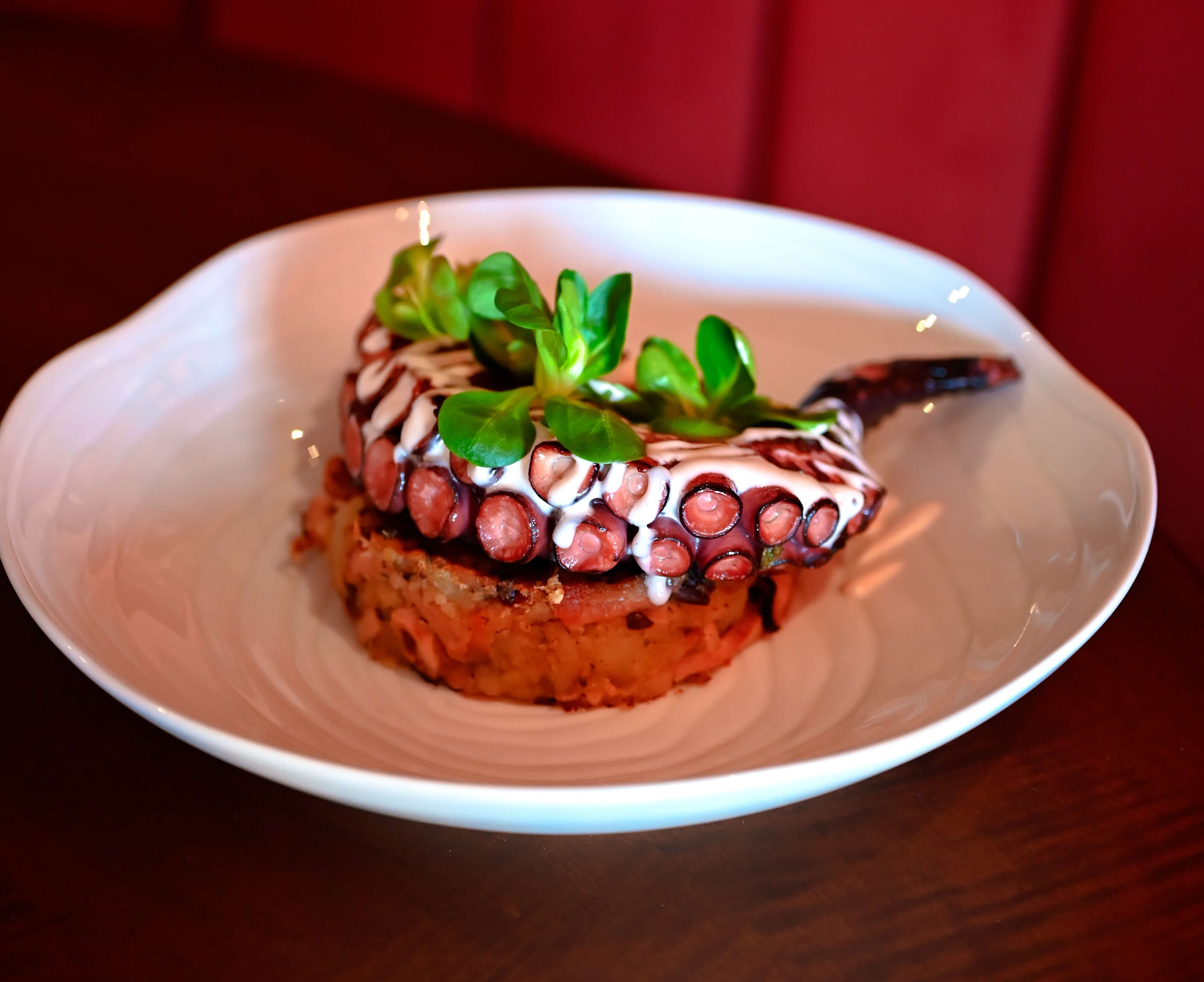 Octopus and potatoes