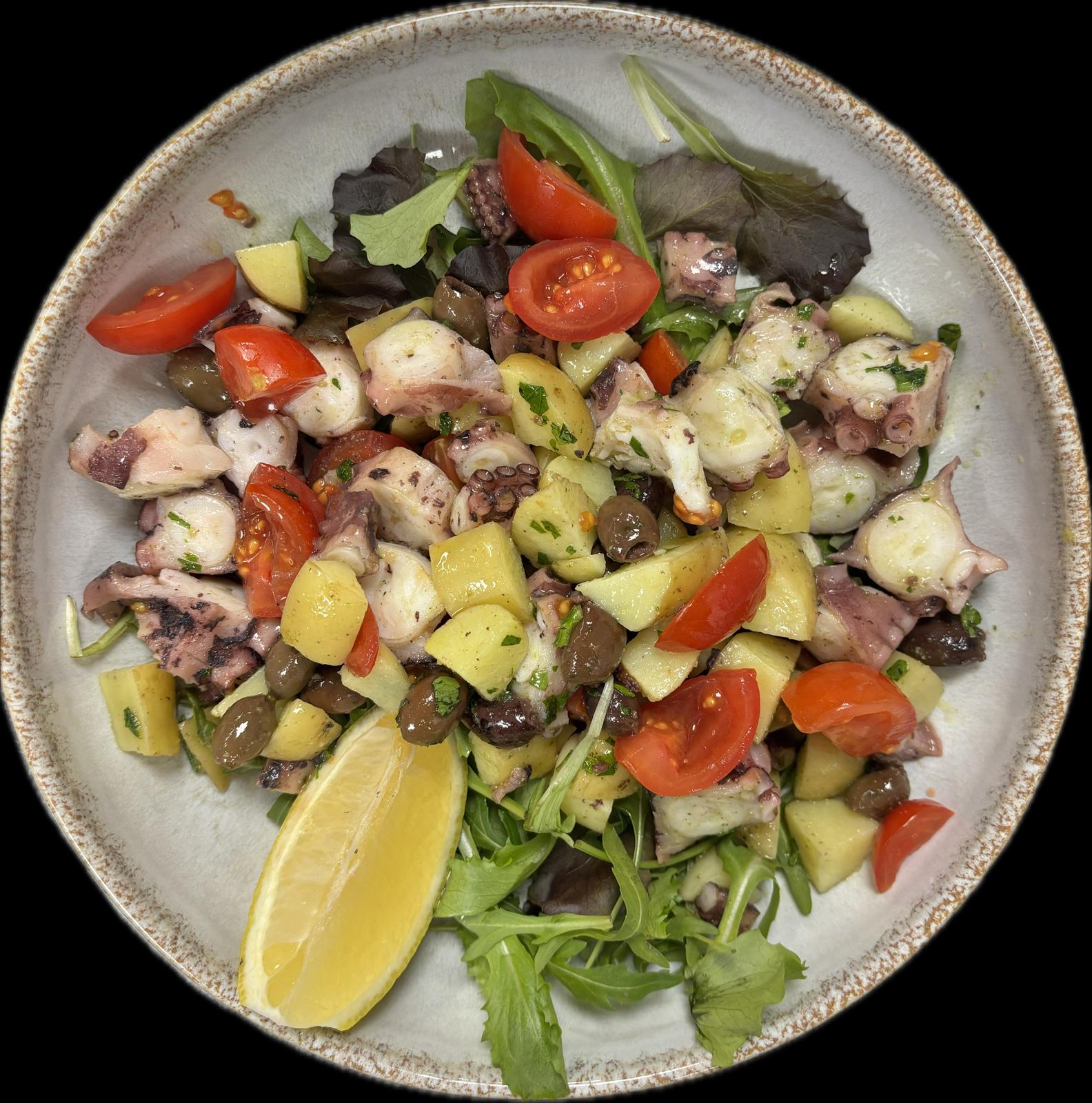 Octopus and potatoes - Pizzeria Monégasque by Mimmo Delivery Monaco | Mr Room Service