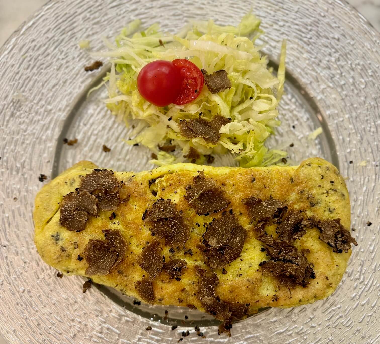 Omelette with truffle - Bubble Bar