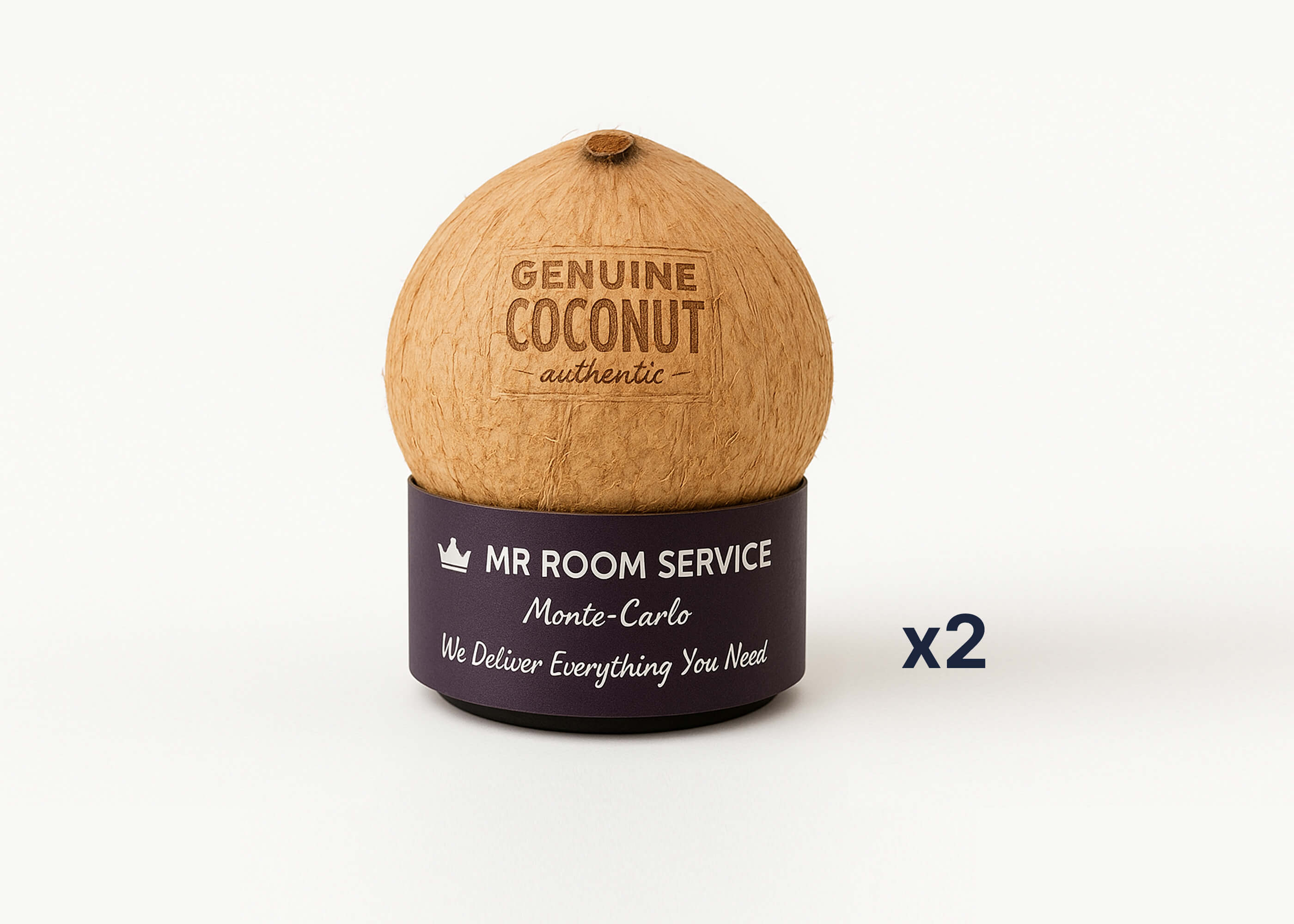 2x Organic Coconut Water