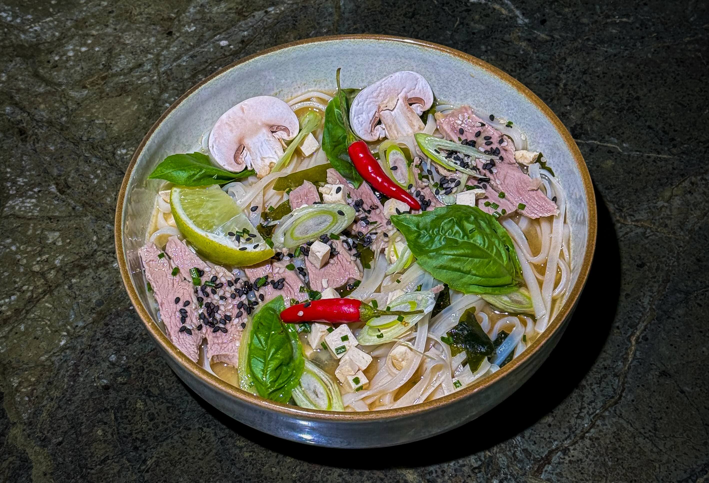 PHO Duck Soup - Spicy Bamboo Thai Monaco — Pad Thai, Bo Bun & Curry Delivery