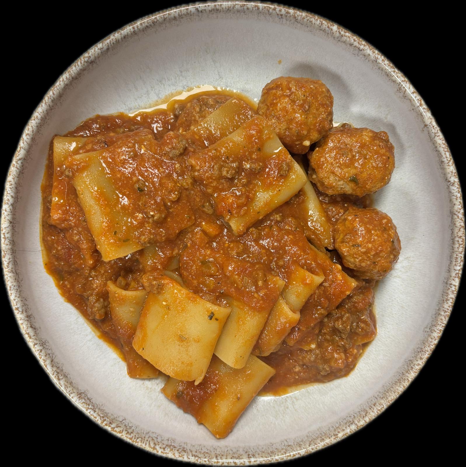 Paccheri meatballs - Pizzeria Monégasque by Mimmo Delivery Monaco | Mr Room Service