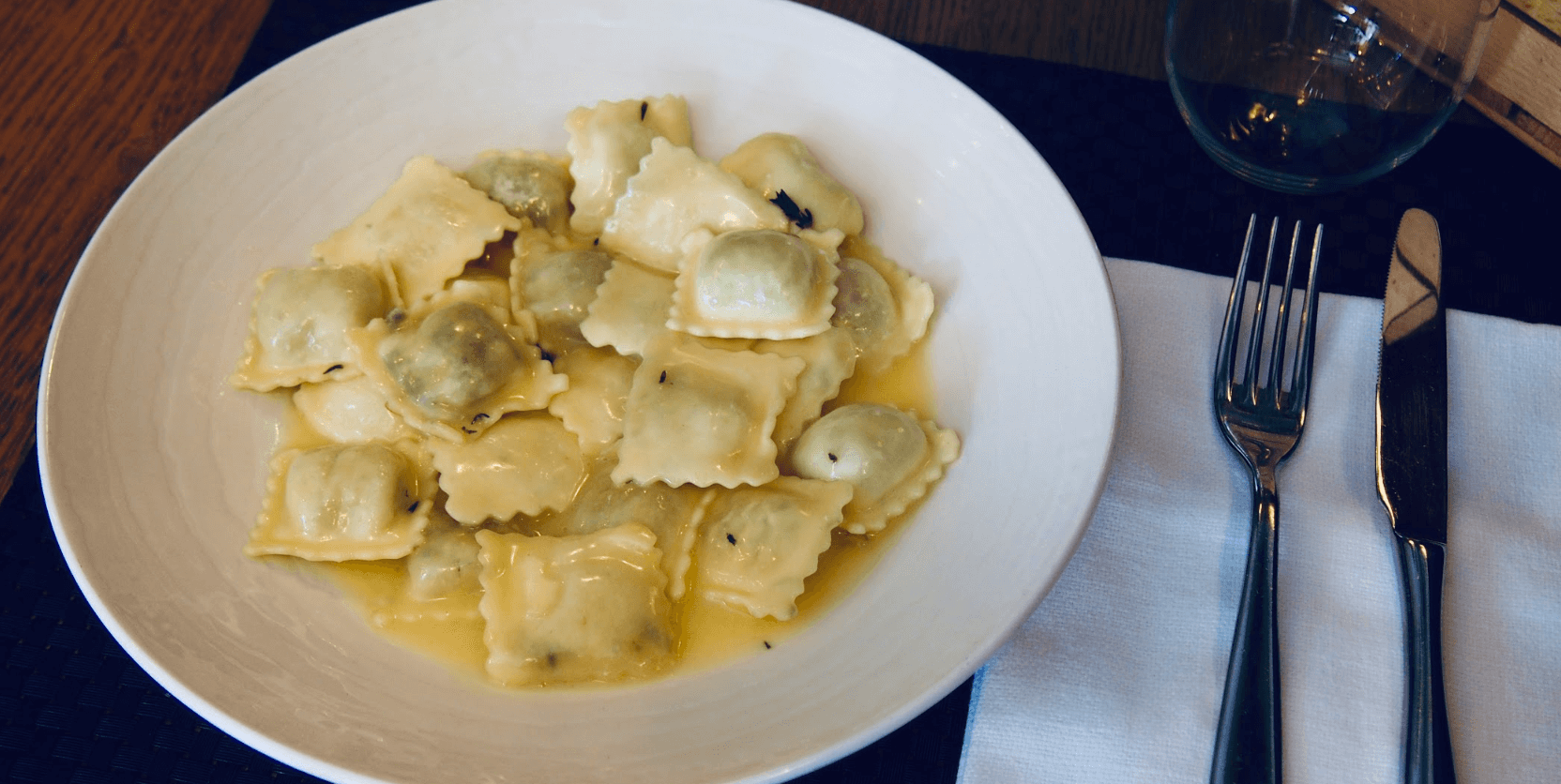 Piedmontese Agnolotti Butter and sage