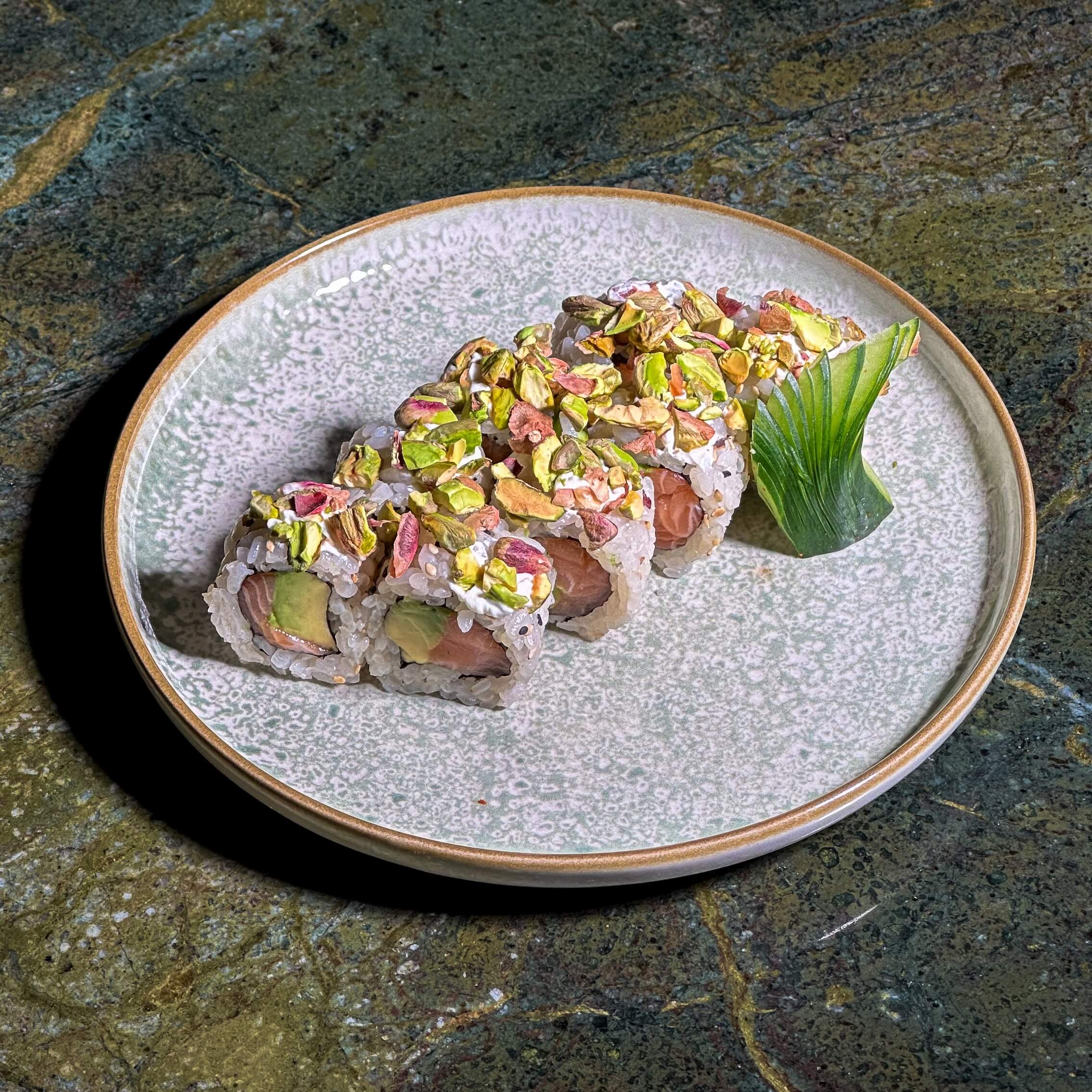 Pistachio cheese california - Sushi by Spicy Bamboo