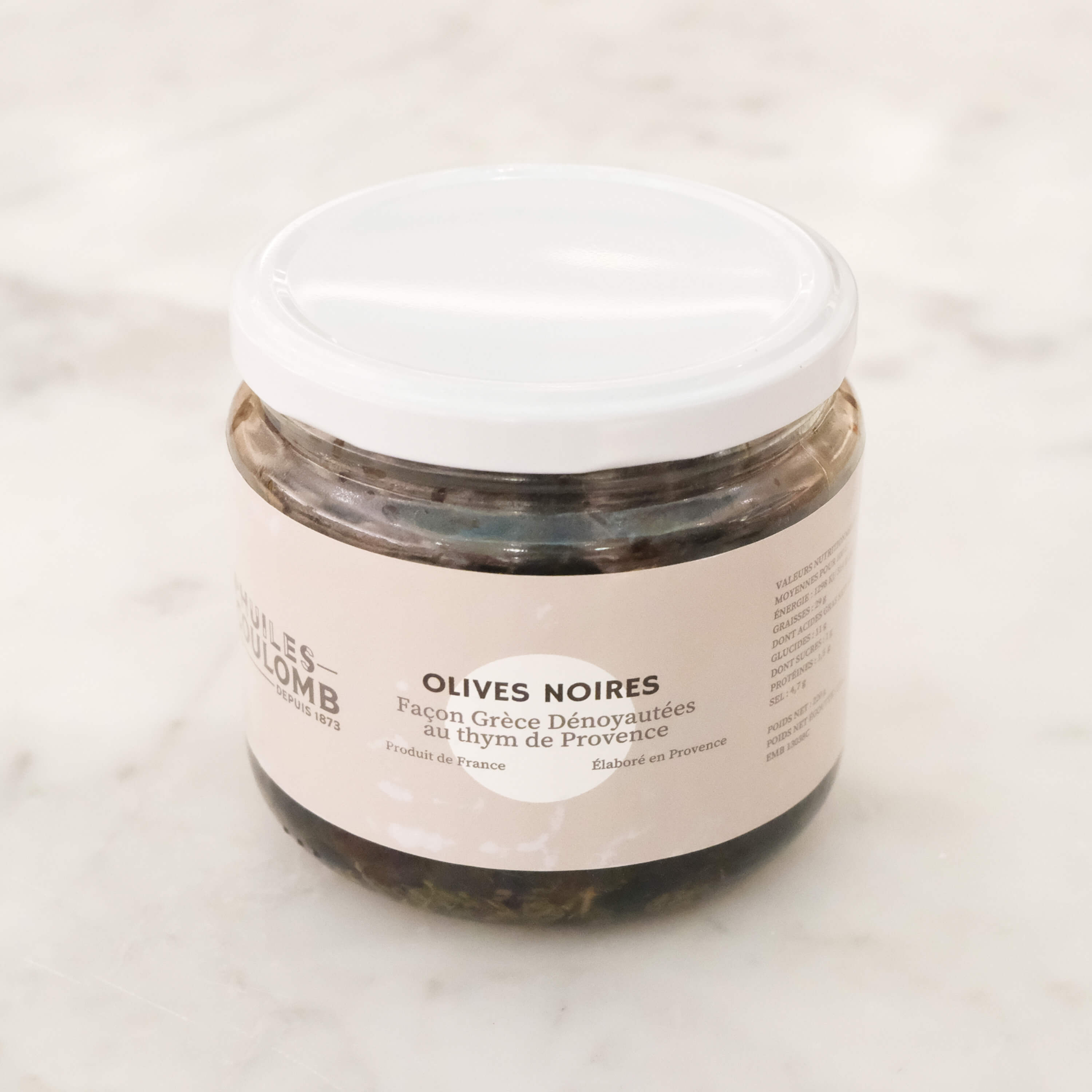 Pitted black olives 430g - Dean and Deluca Shop