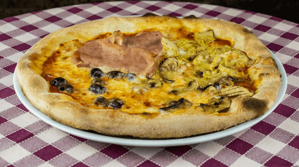 Pizza Amore Mio - 4 Saisons - Amore Mio | Livraison Sandwichs & Salades à Monaco, Cap-d'Ail & Beausoleil