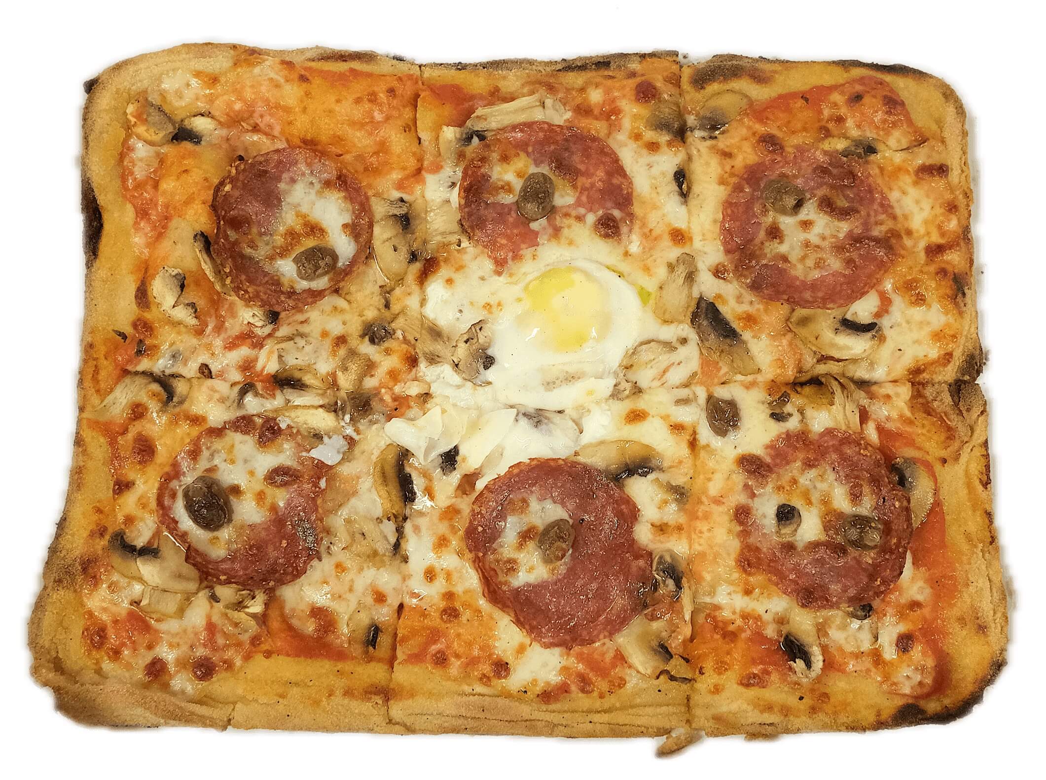 Pizza Capricciosa 40x30 - Lo Sfizio Street | Italian Street Food Delivery in Monaco
