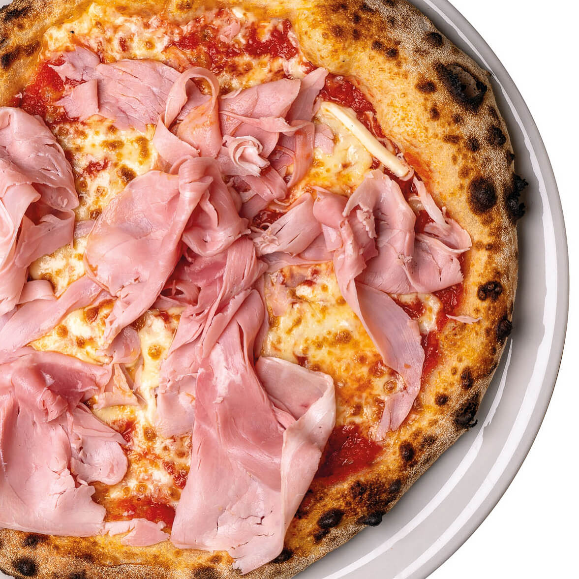 Pizza ham mozza - Bubble Bar