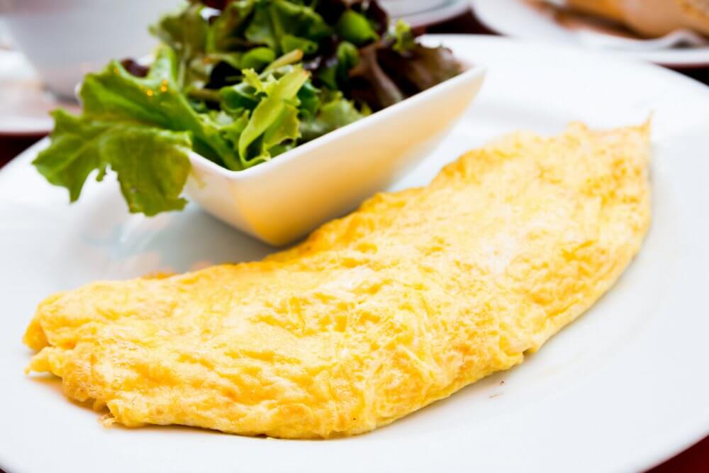 Plain omelette - Bubble Bar