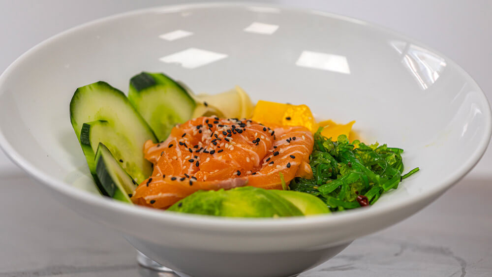 Poke Bowl Salmon - Amore Mio | Sandwiches & Salads Delivery in Monaco, Cap-d'Ail & Beausoleil