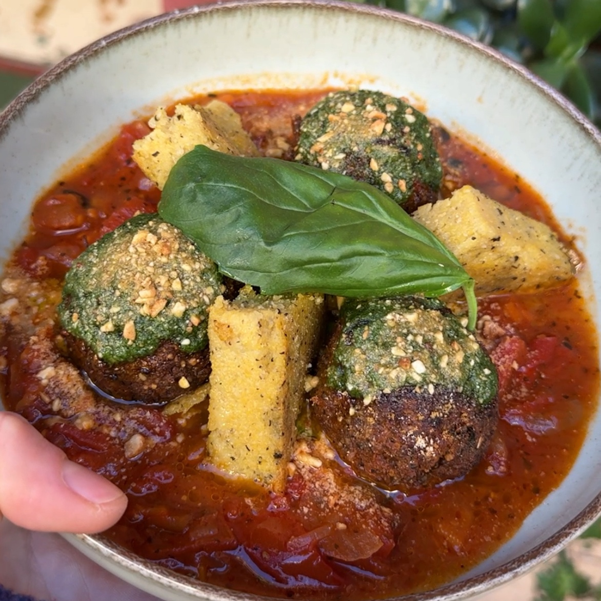 Polenta & Nut Meatballs - Seaside Juicery