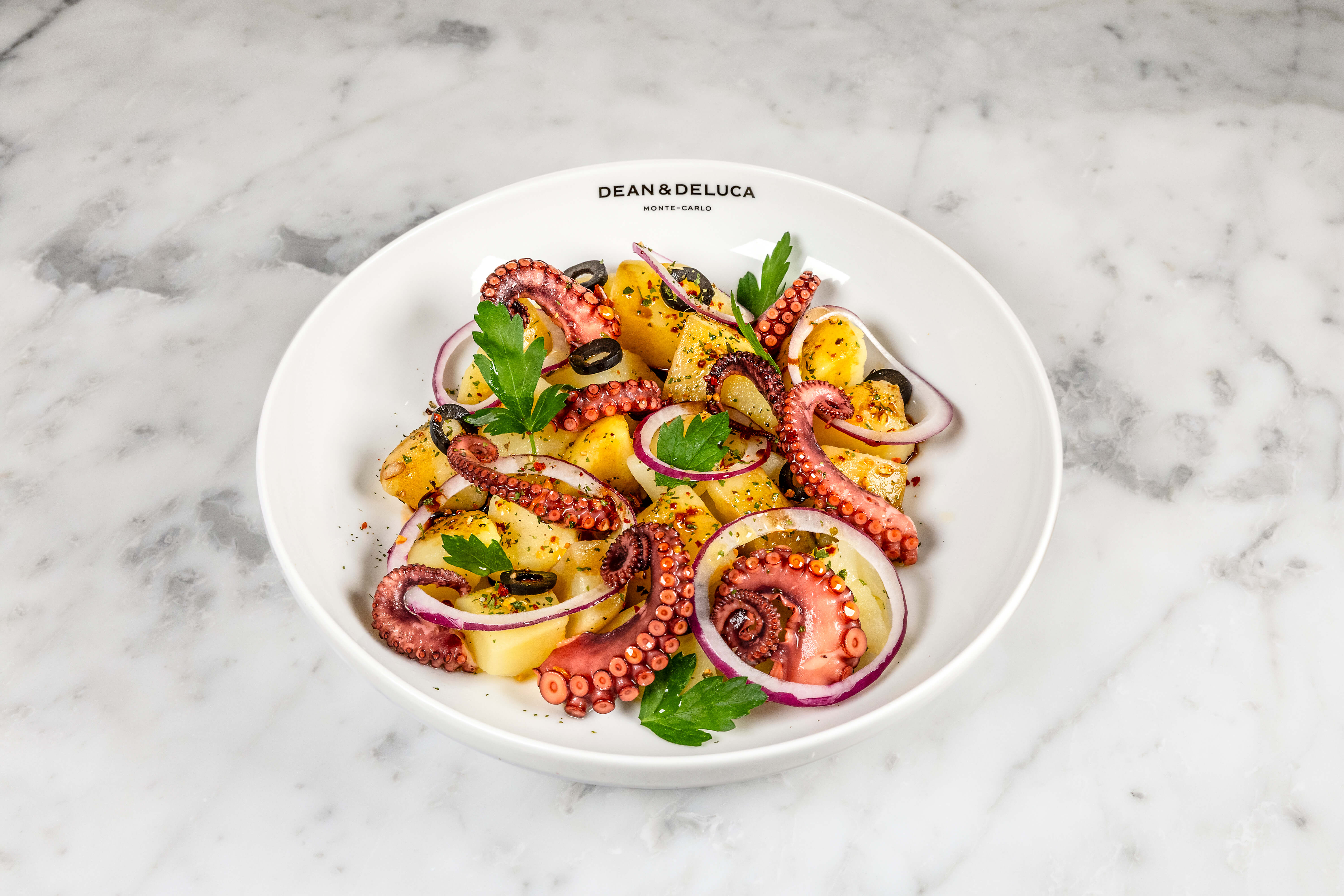 Potato salad with octopus - Dean & Deluca Monte-Carlo | Delivery in Monaco